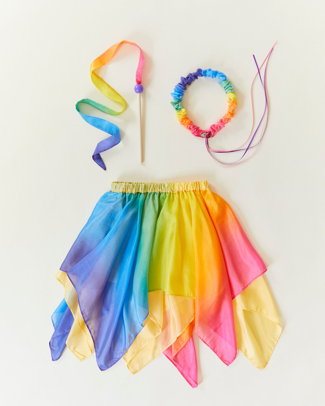 Rainbow Prince/Princess Dress-Up Set Sarah's Silks   