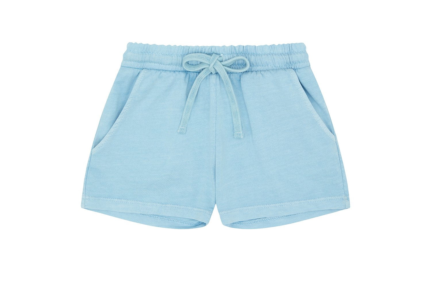 Organic Cotton Shorts Vild House of Little 0-6M Ice Blue - Natural Mineral Dye 