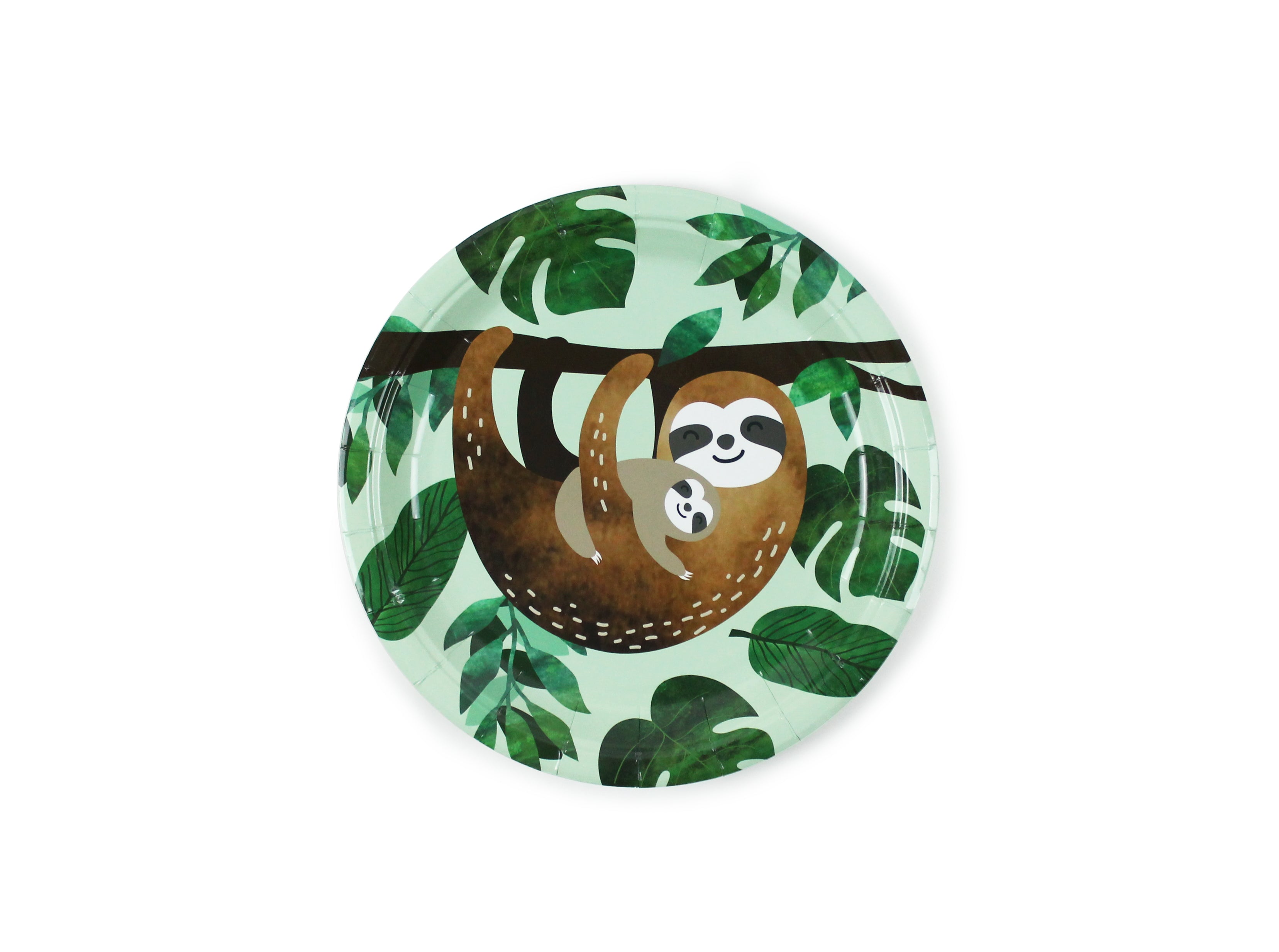 Sloth Plates, 12 Ct Merrilulu   