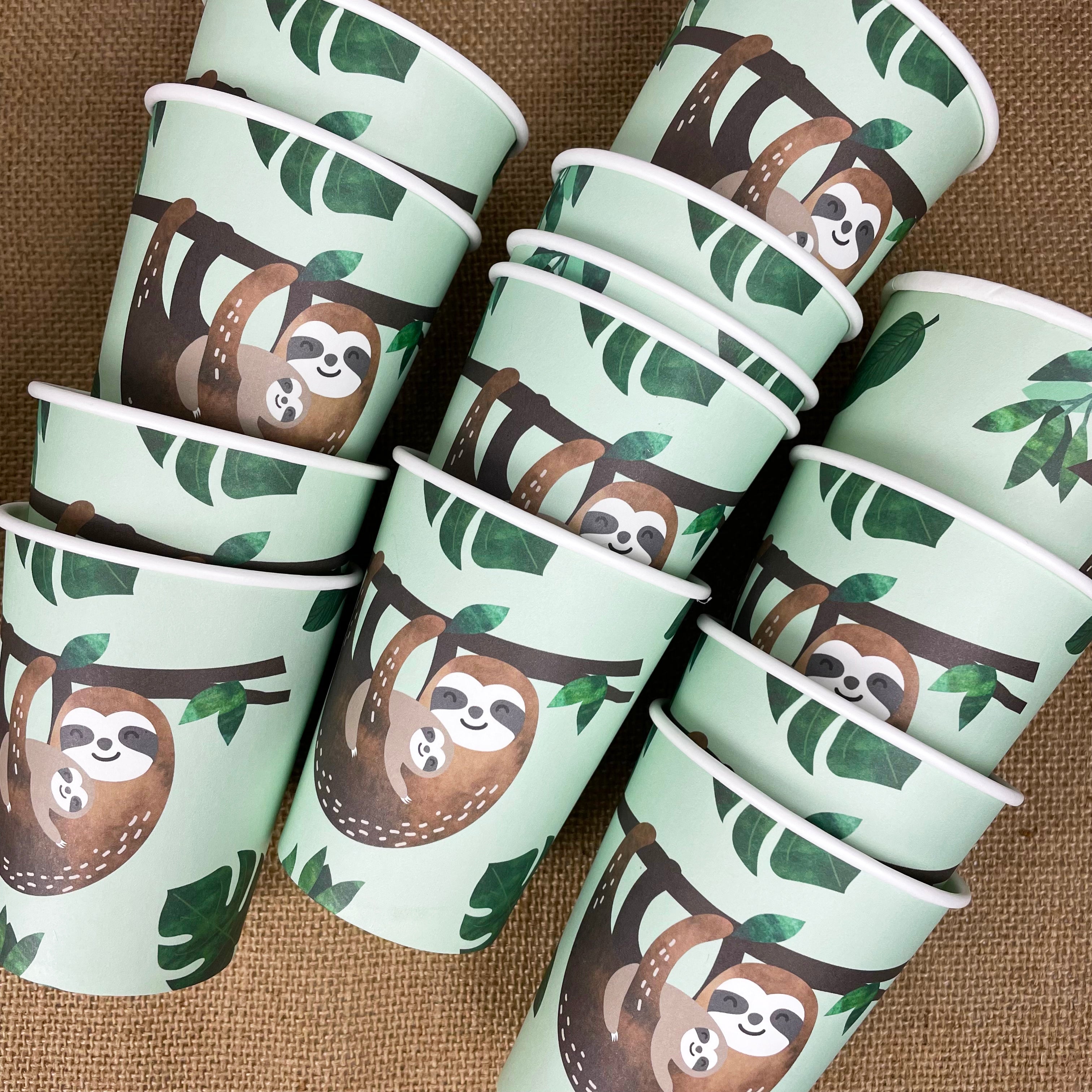 Sloth Cups, 12 Ct Merrilulu   