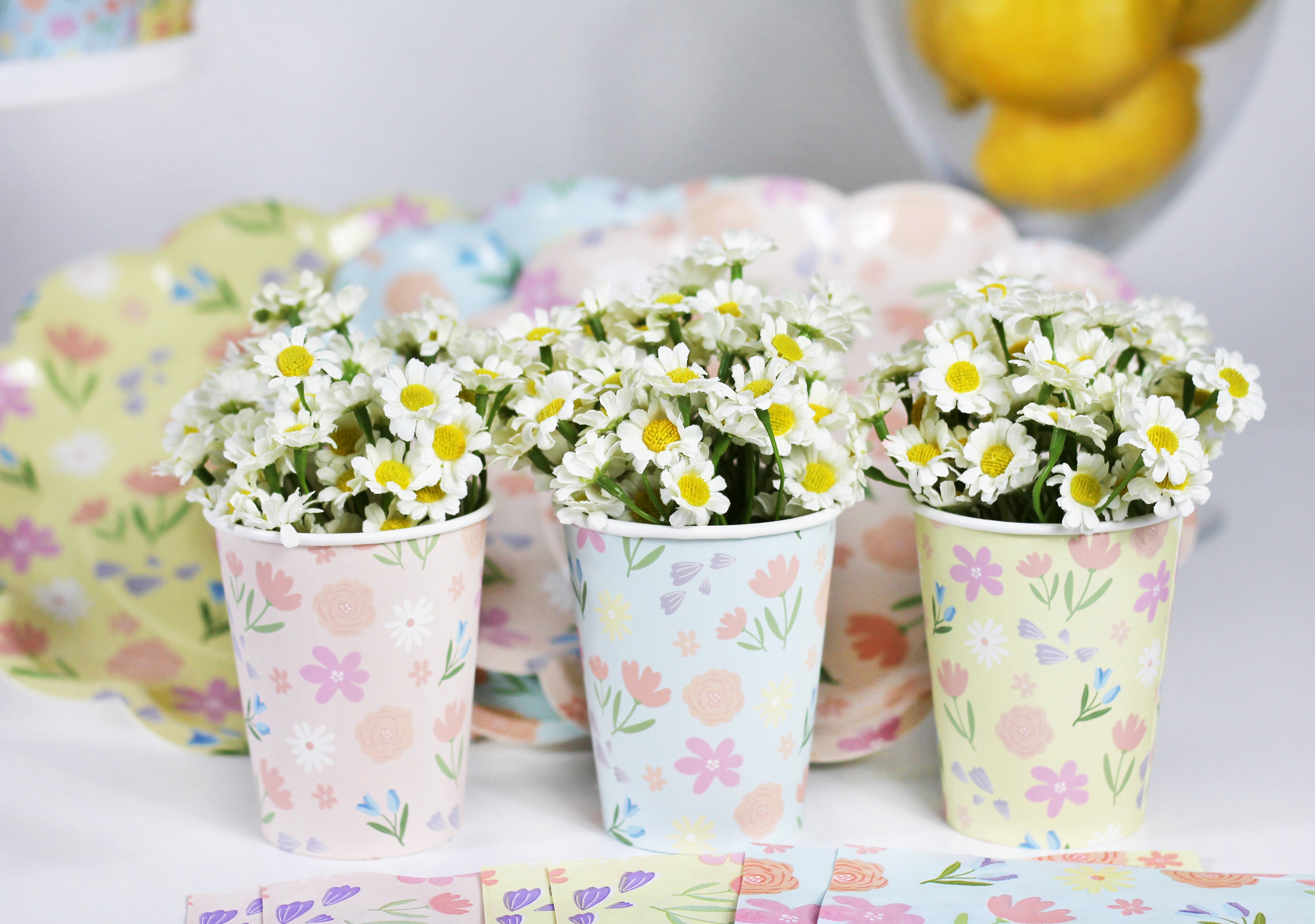 Spring Party Floral Cups, 12 Ct Merrilulu   