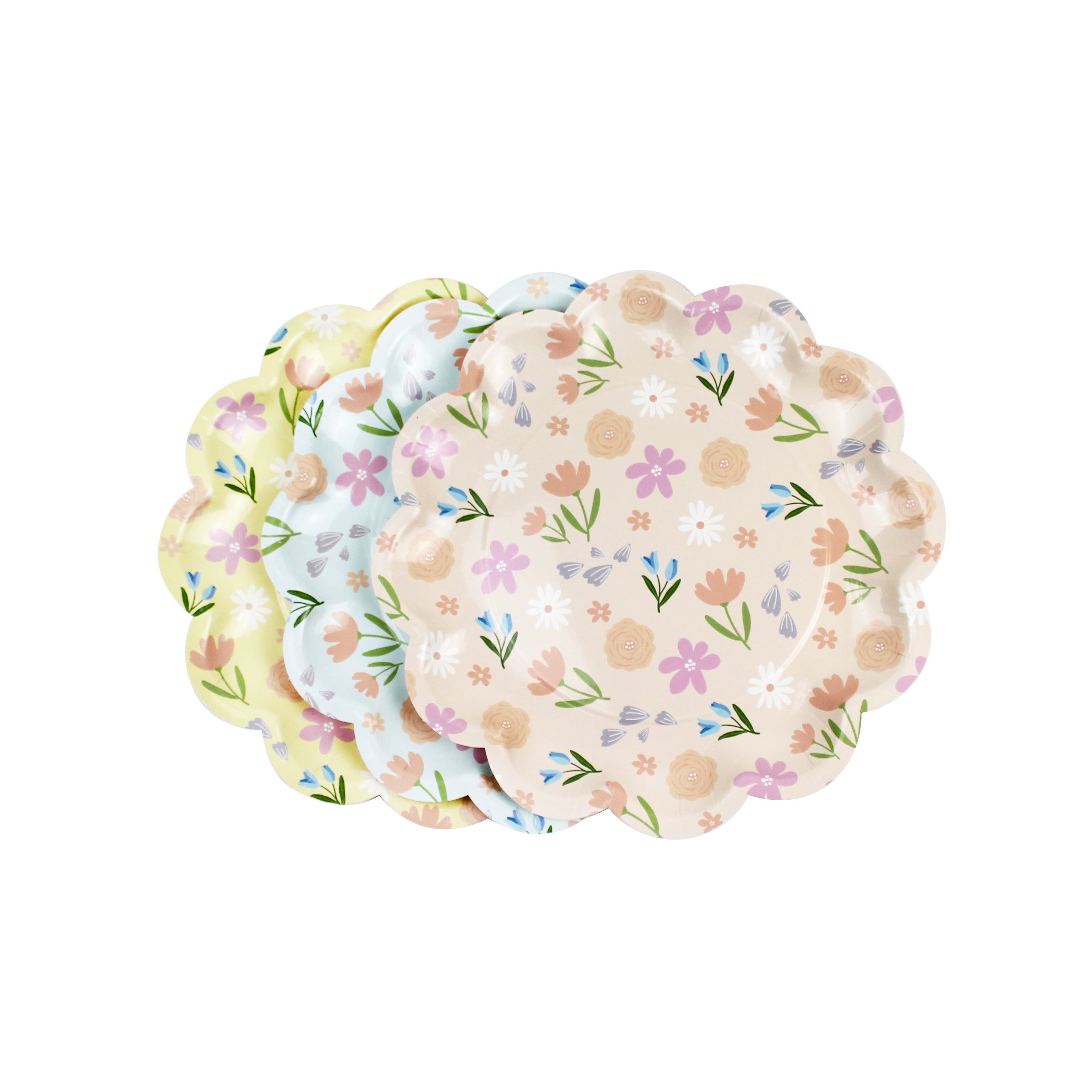 Spring Party Floral Plates, 12 Ct Merrilulu   