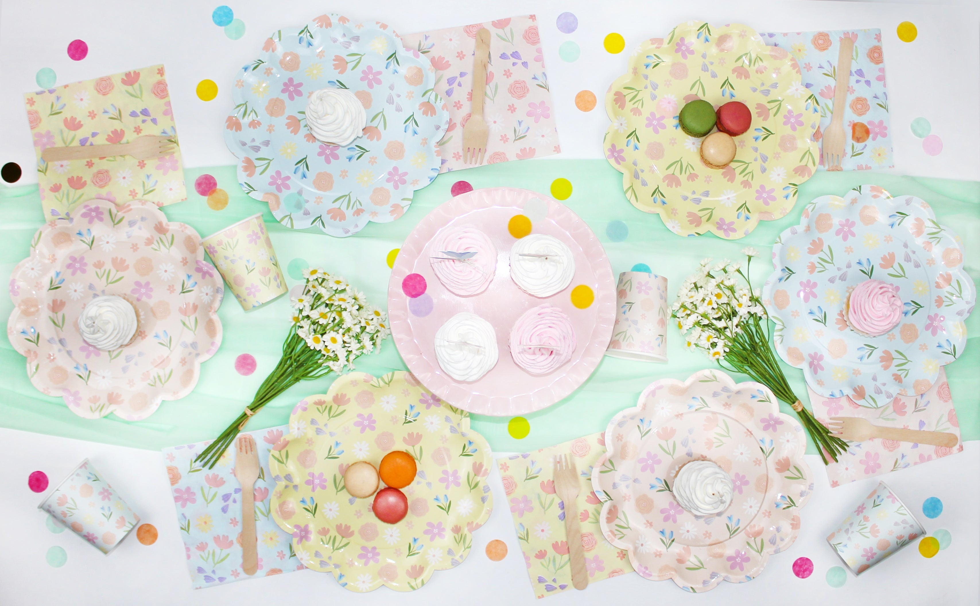 Spring Party Floral Plates, 12 Ct Merrilulu   