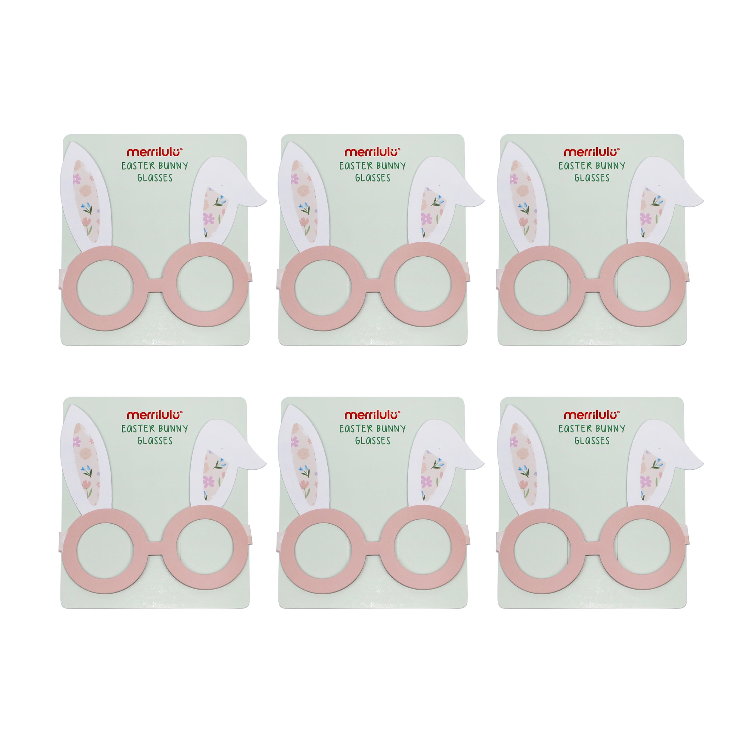 Spring Party Bunny Glasses, 6 Ct Merrilulu   