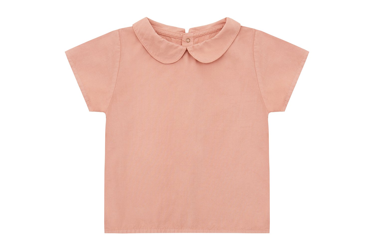 Organic Cotton Woven Collared Shirt Vild House of Little 6-12M Lazy Pink 