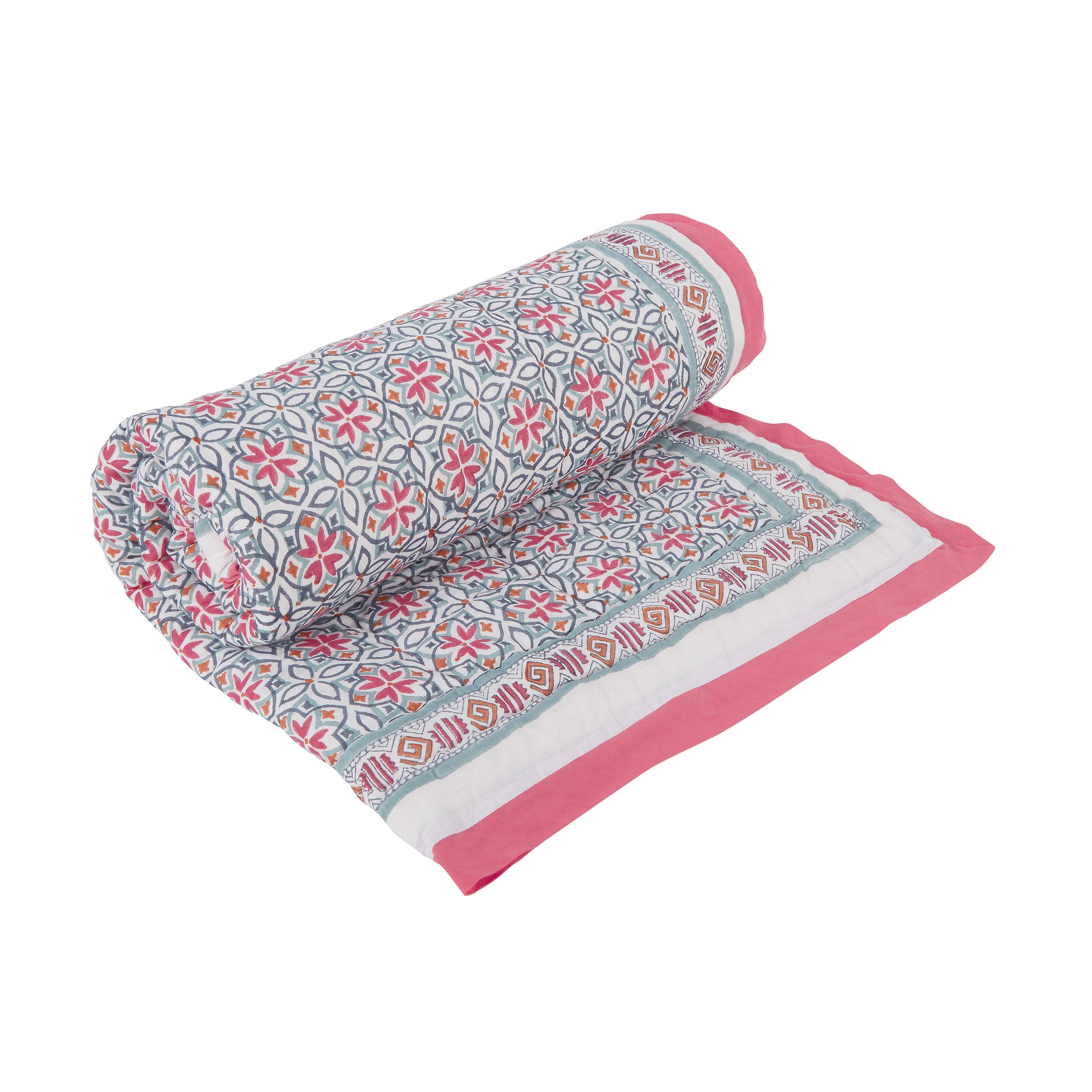 Seminyak Pink Cotton Quilt Malabar Baby   