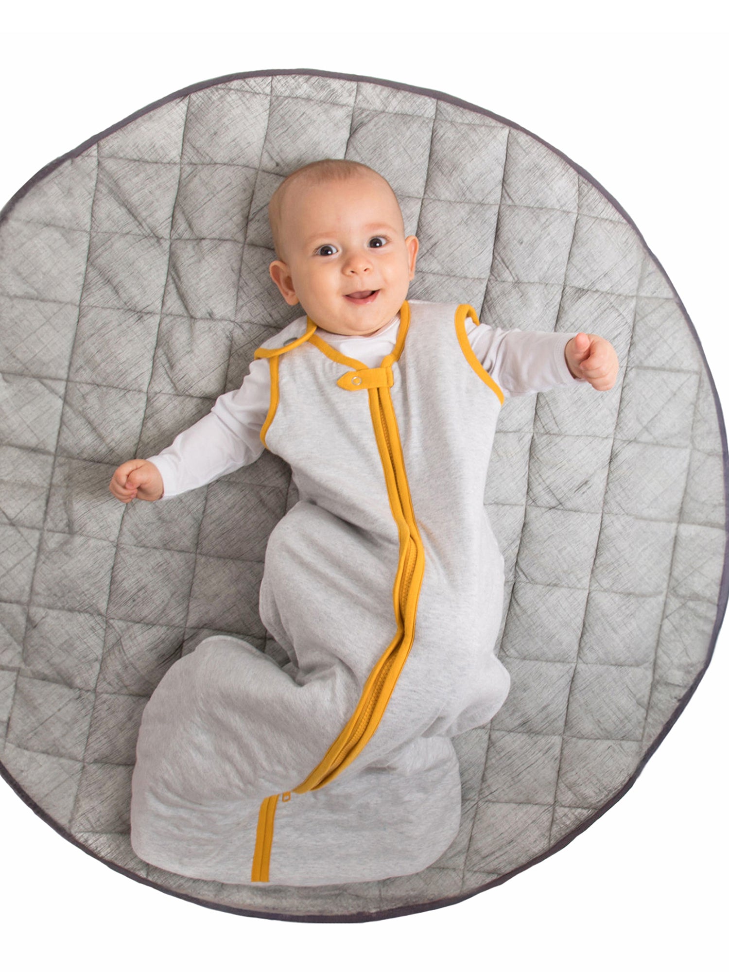 TOG 2.2 (Quilted) - Erawan Grey Wearable Baby Sleep Sack Malabar Baby   