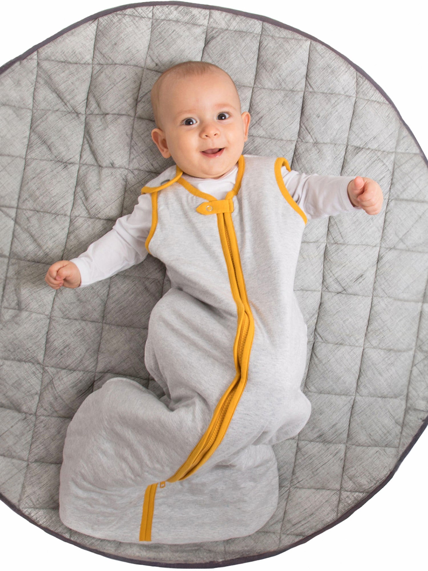 TOG 0.6 (Lightweight) - Erawan Grey Wearable Baby Sleep Sack Malabar Baby   