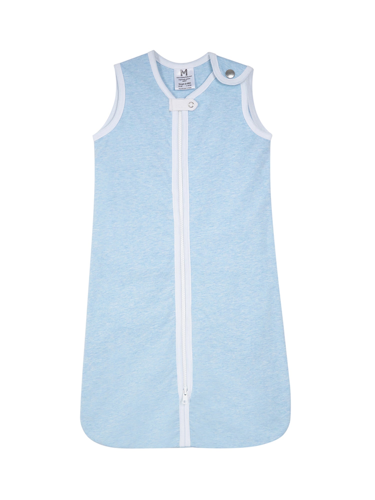 TOG 0.6 (Lightweight) - Melange Wearable Baby Sleep Sack Malabar Baby SMALL Sky Blue 