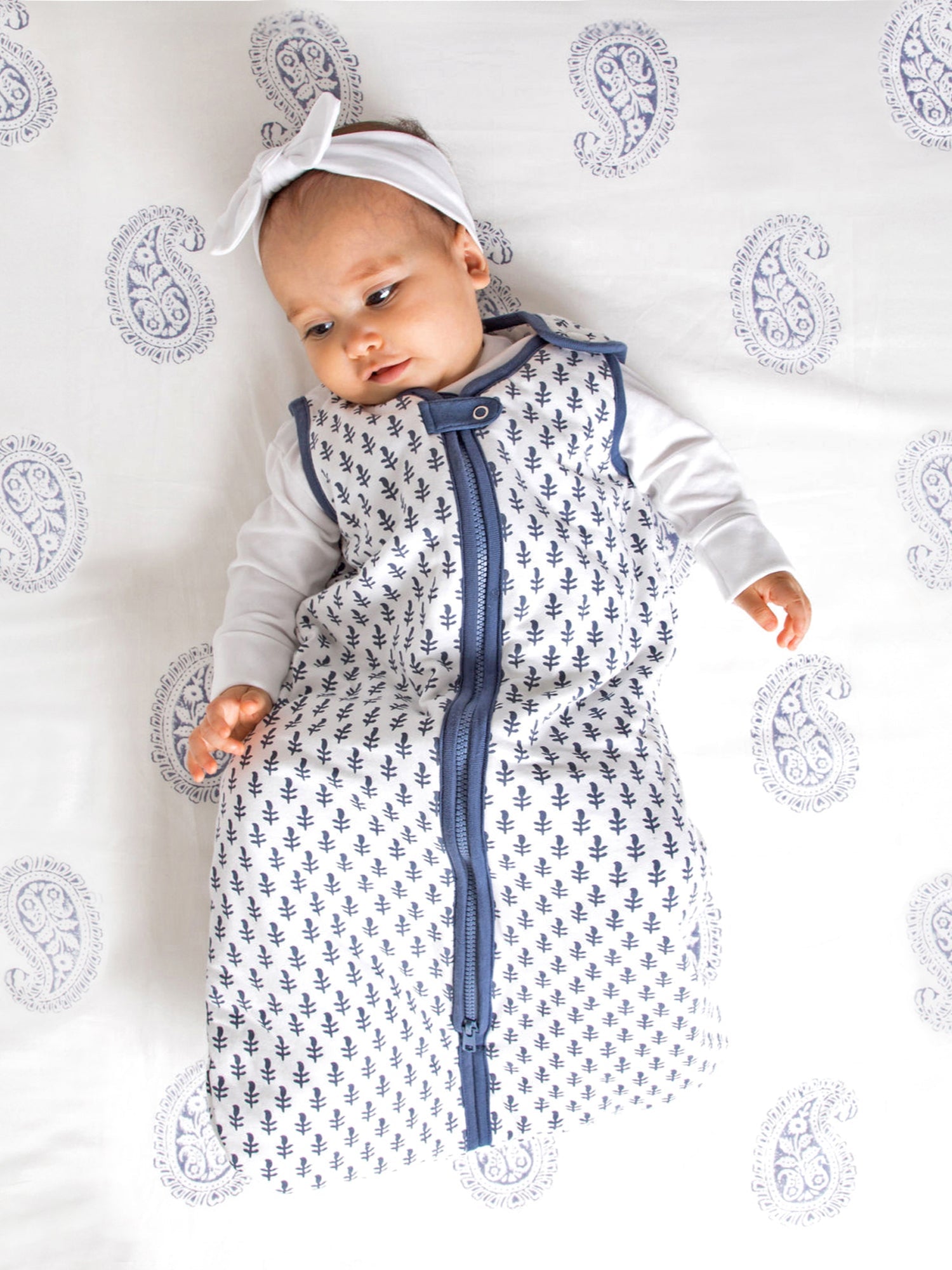 TOG 2.2 (Quilted) - Fort Blue Wearable Baby Sleep Sack Malabar Baby   