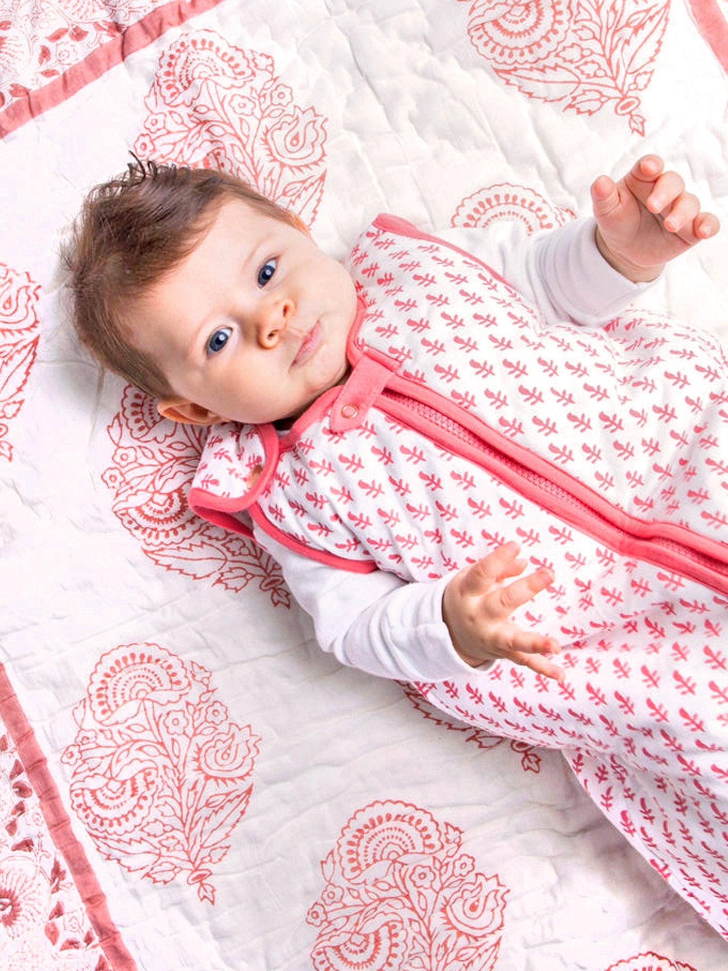 TOG 2.2 (Quilted) - Pink City Wearable Baby Sleep Sack Malabar Baby   