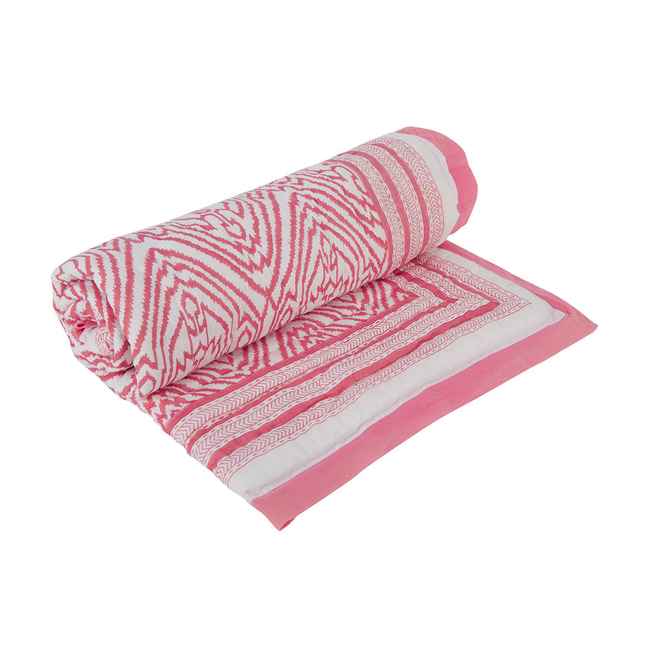 Southside Pink Cotton Quilt Malabar Baby   