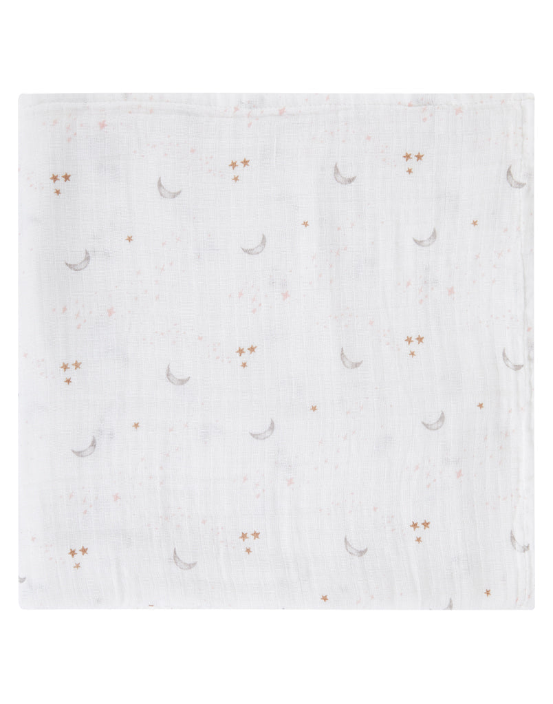 Organic Swaddle - Star & Moon Malabar Baby   