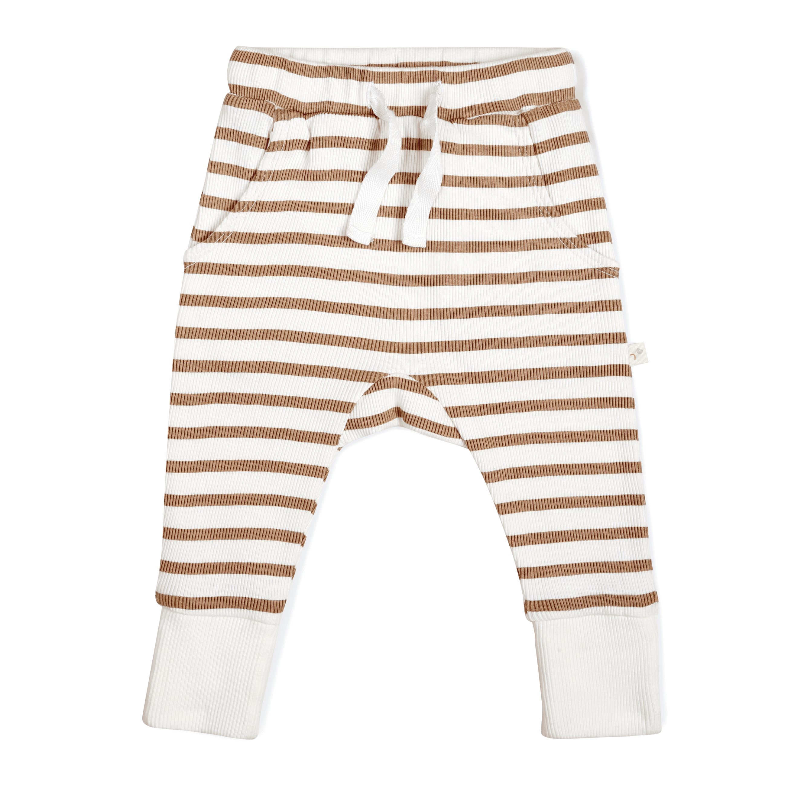 Organic Baby Toddler Harem Pants - Stripes Makemake Organics   