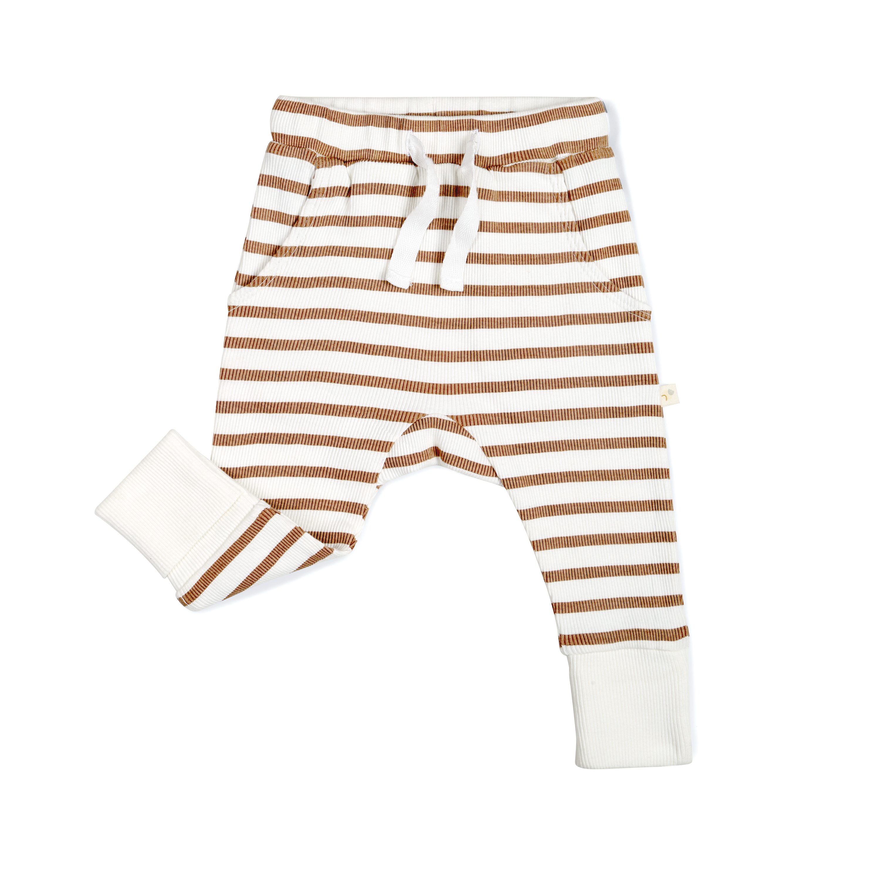 Organic Baby Toddler Harem Pants - Stripes Makemake Organics   