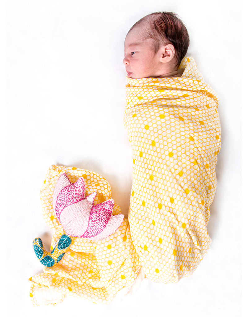 Organic Swaddle - Hive Malabar Baby   