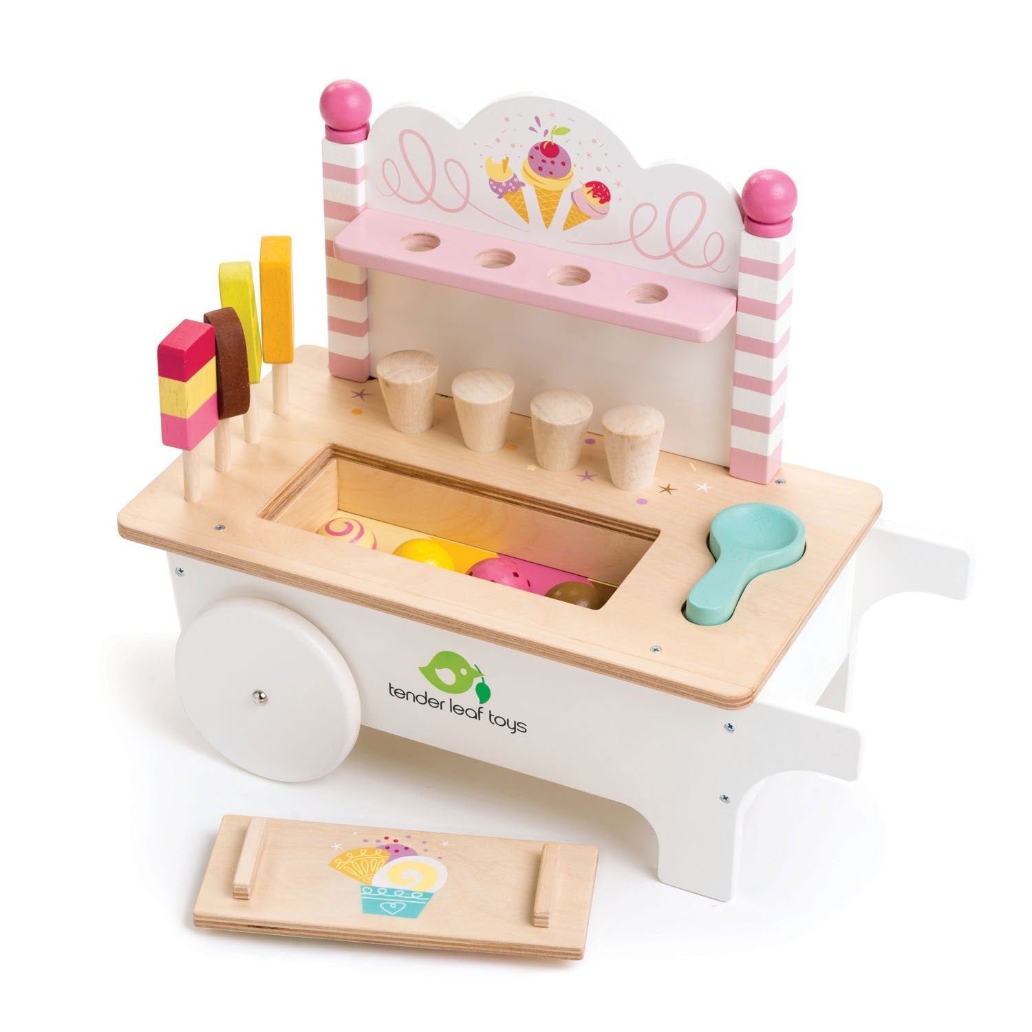 Ice Cream Cart Tender Leaf Toys   