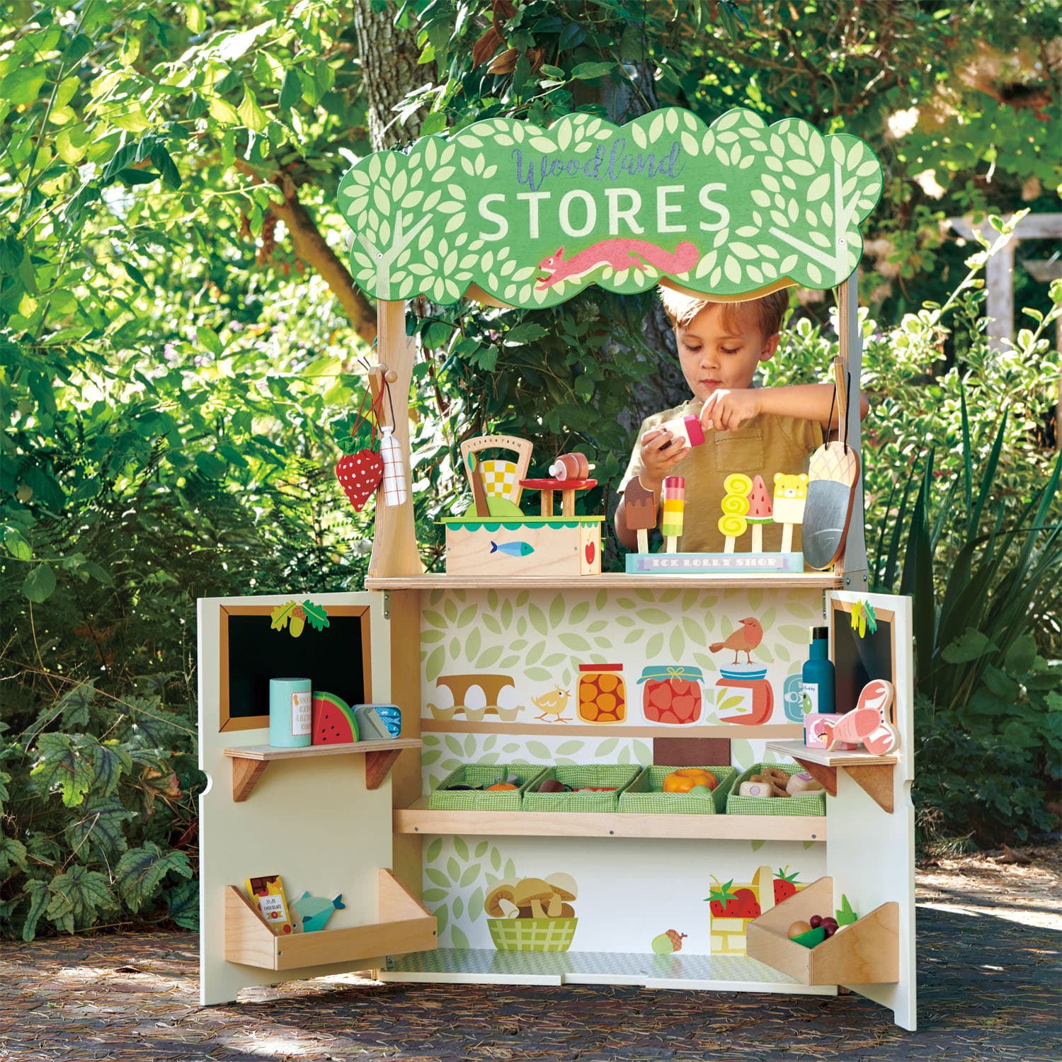 Woodland Stores and Theater Tender Leaf Toys   