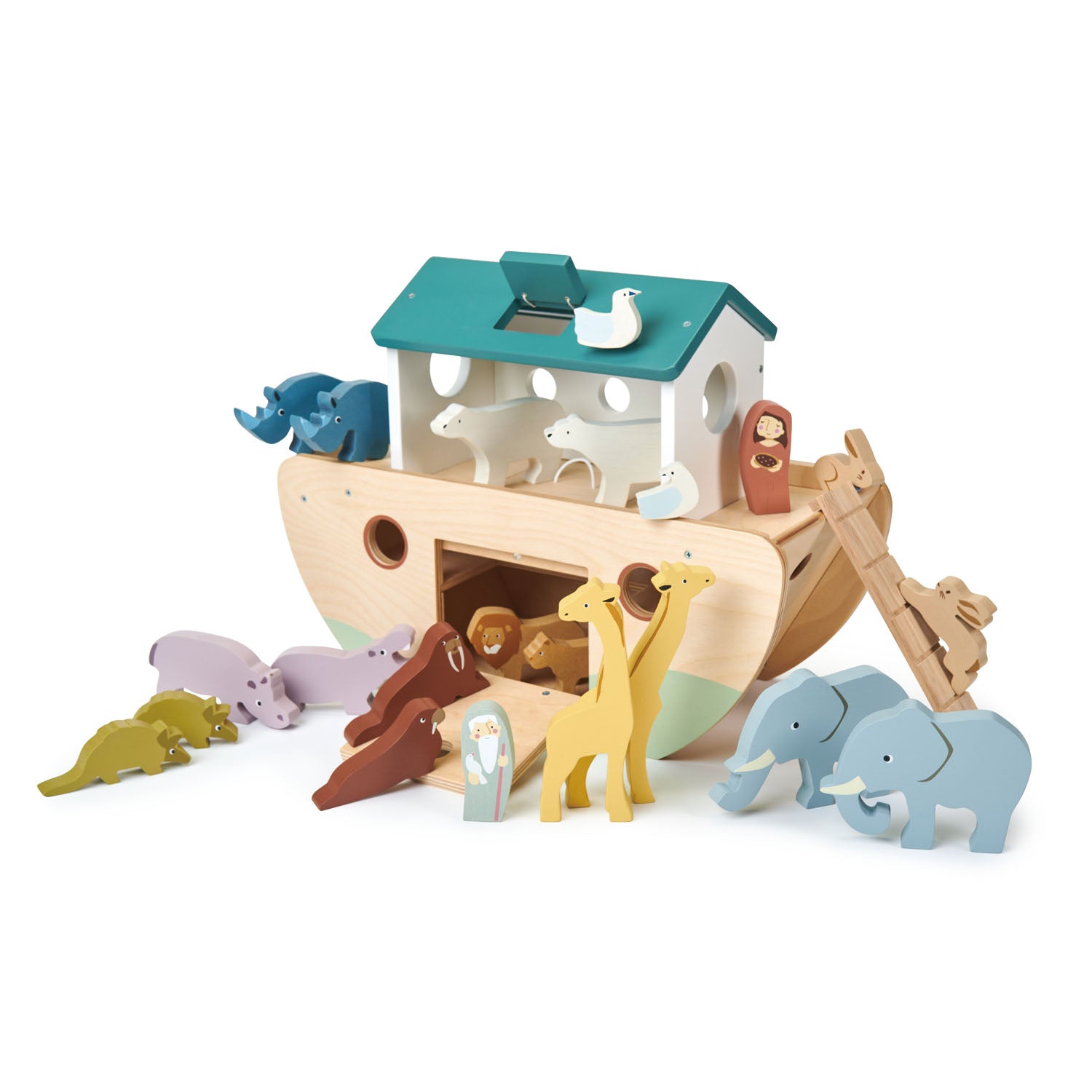 Noah’s Wooden Ark Tender Leaf Toys   