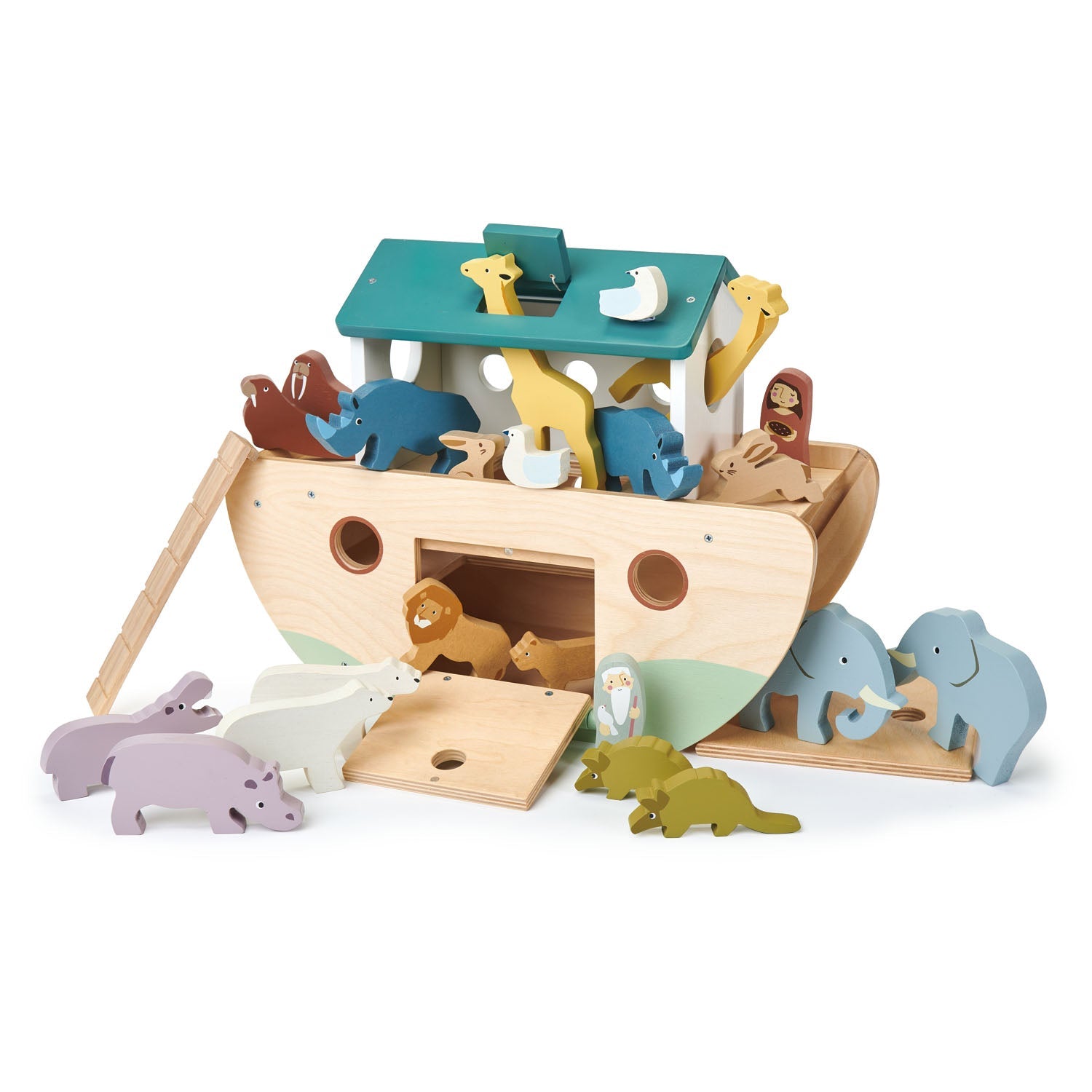 Noah’s Wooden Ark Tender Leaf Toys   