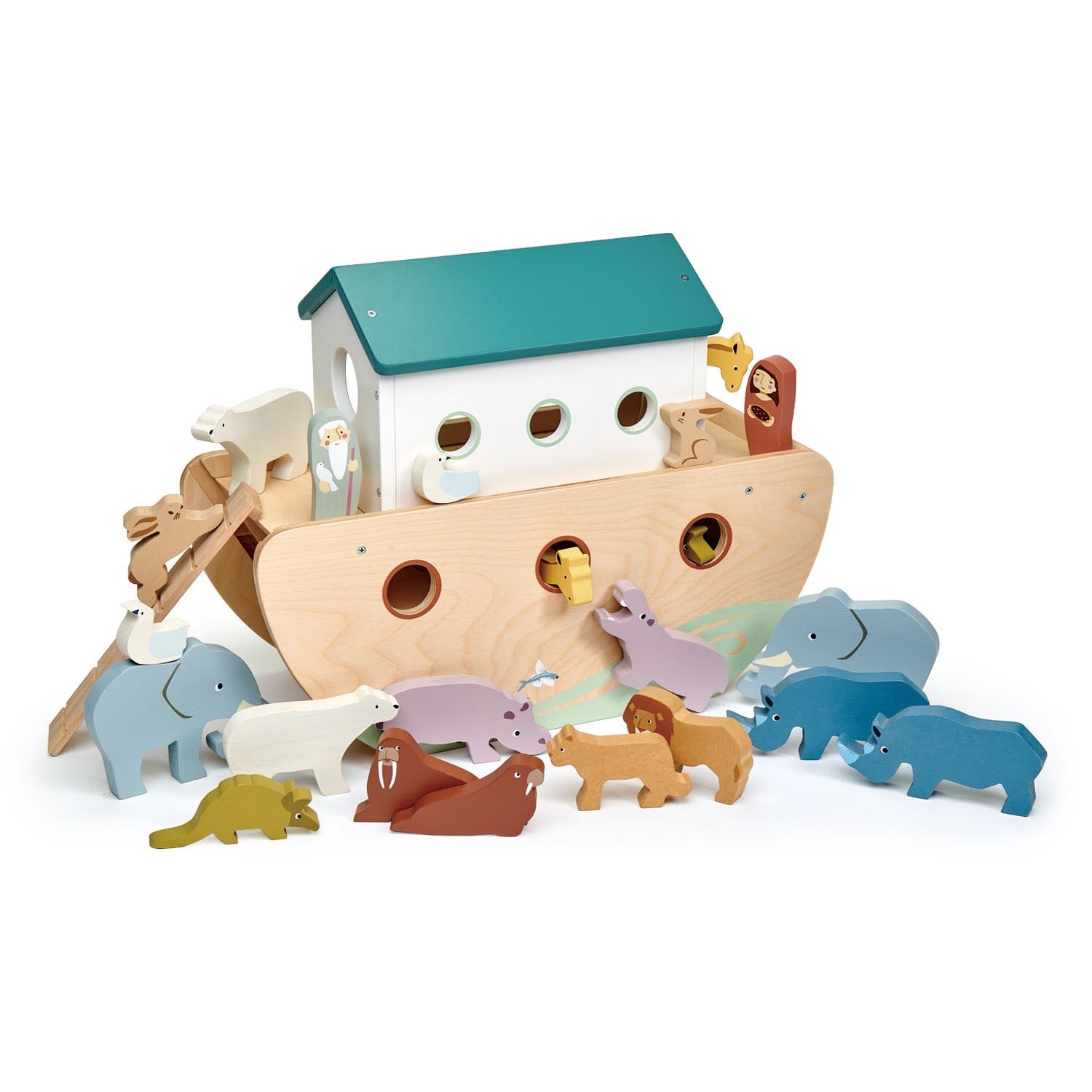 Noah’s Wooden Ark Tender Leaf Toys   