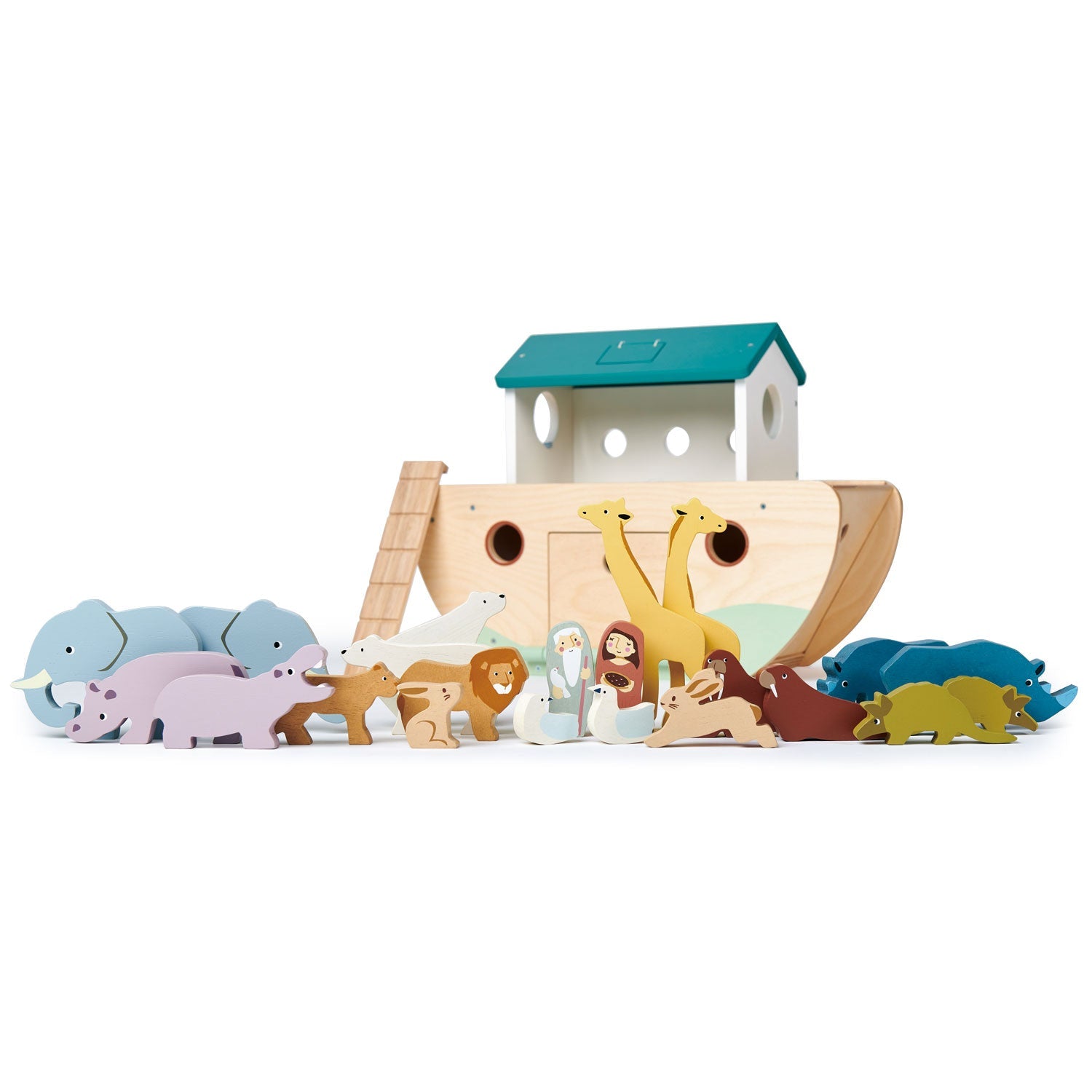 Noah’s Wooden Ark Tender Leaf Toys   