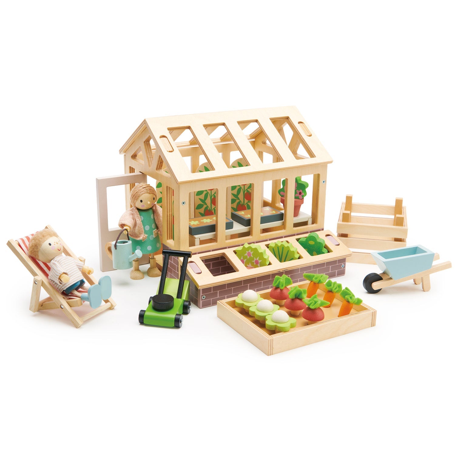 Greenhouse and Garden Set Tender Leaf Toys   