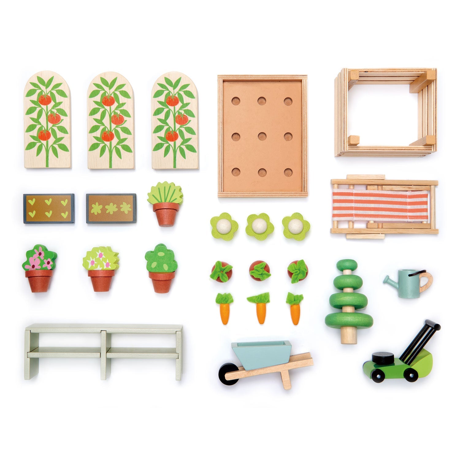 Greenhouse and Garden Set Tender Leaf Toys   