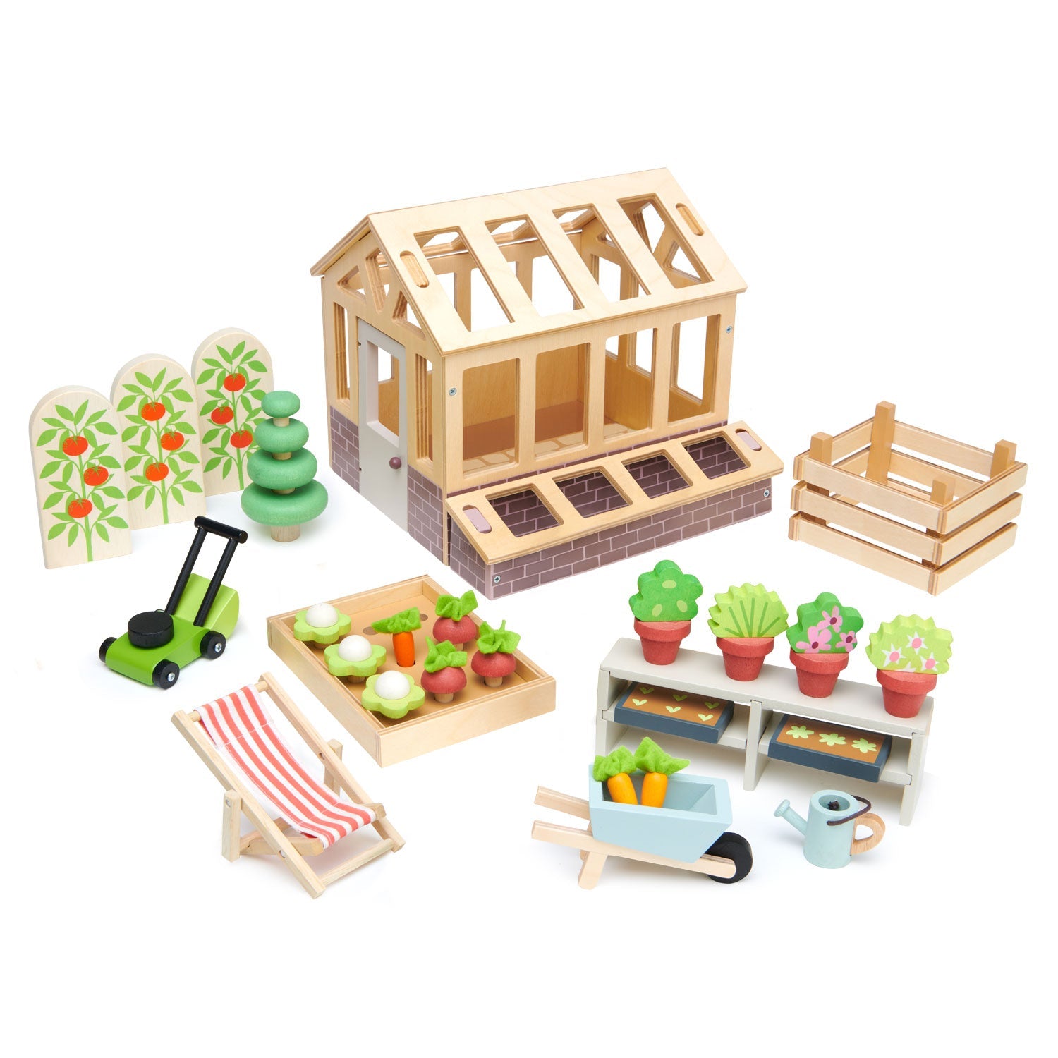 Greenhouse and Garden Set Tender Leaf Toys   