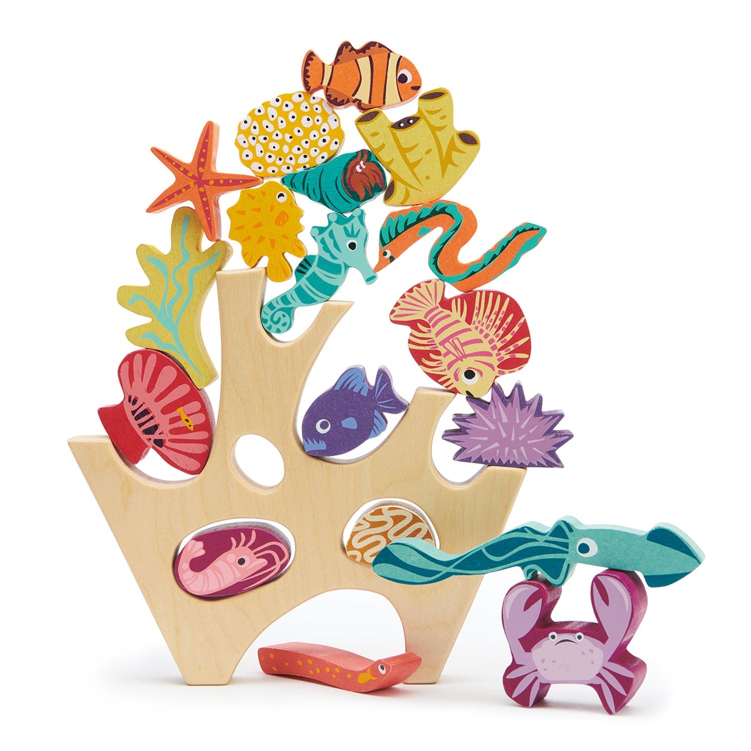 Stacking Coral Reef Tender Leaf Toys   