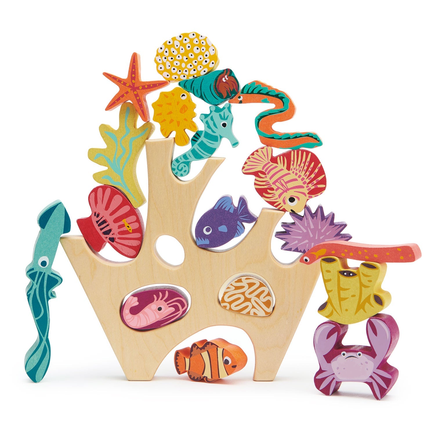 Stacking Coral Reef Tender Leaf Toys   