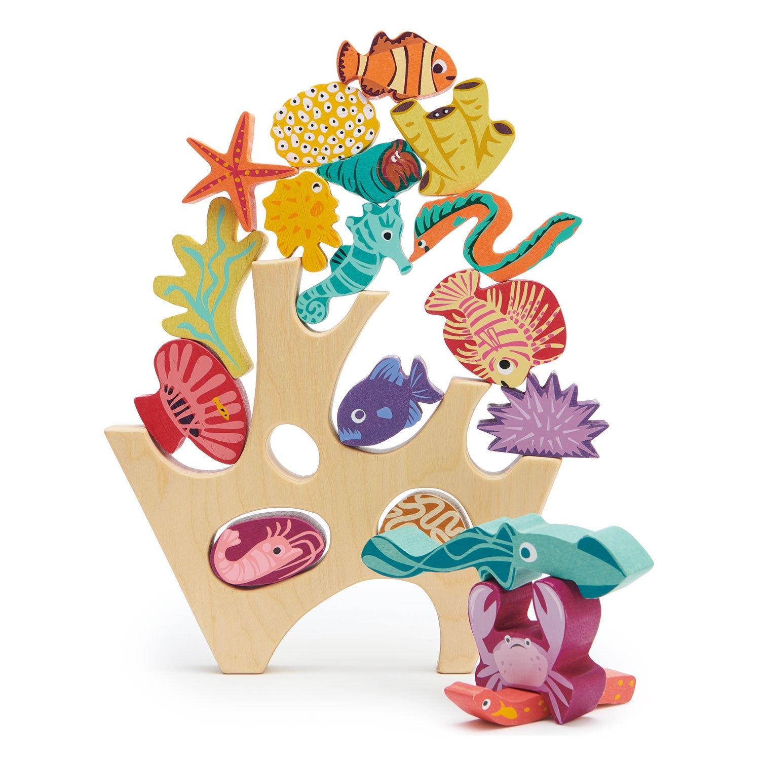 Stacking Coral Reef Tender Leaf Toys   