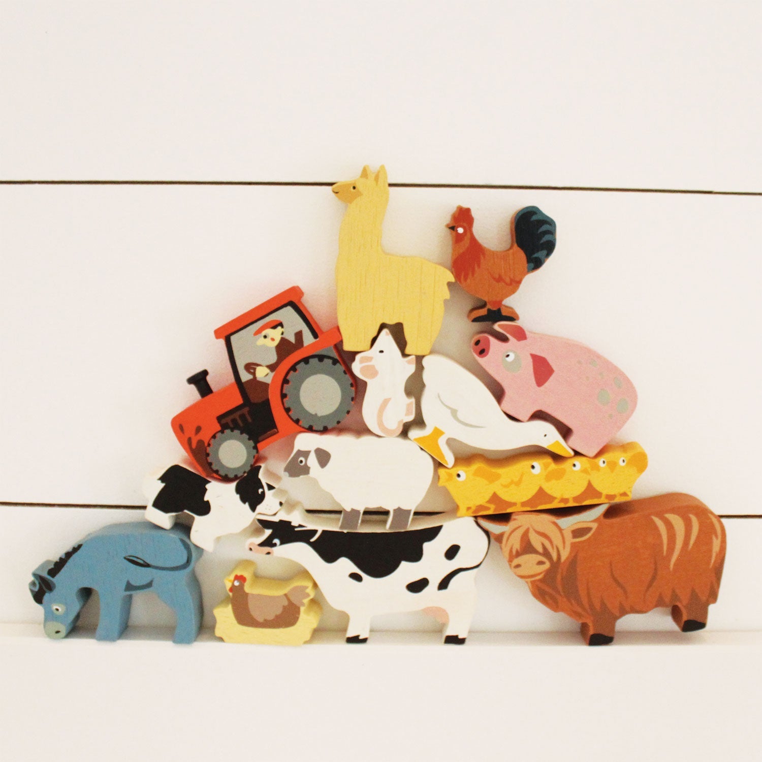 Farmyard Animals Tender Leaf Toys   