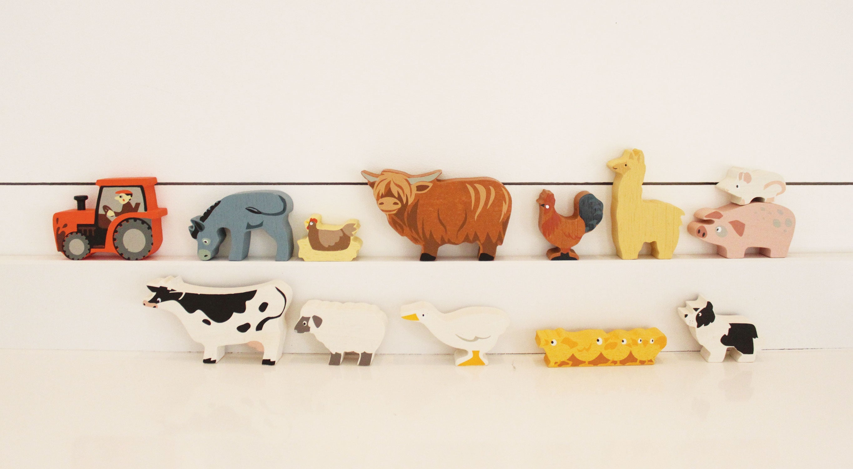 Farmyard Animals Tender Leaf Toys   