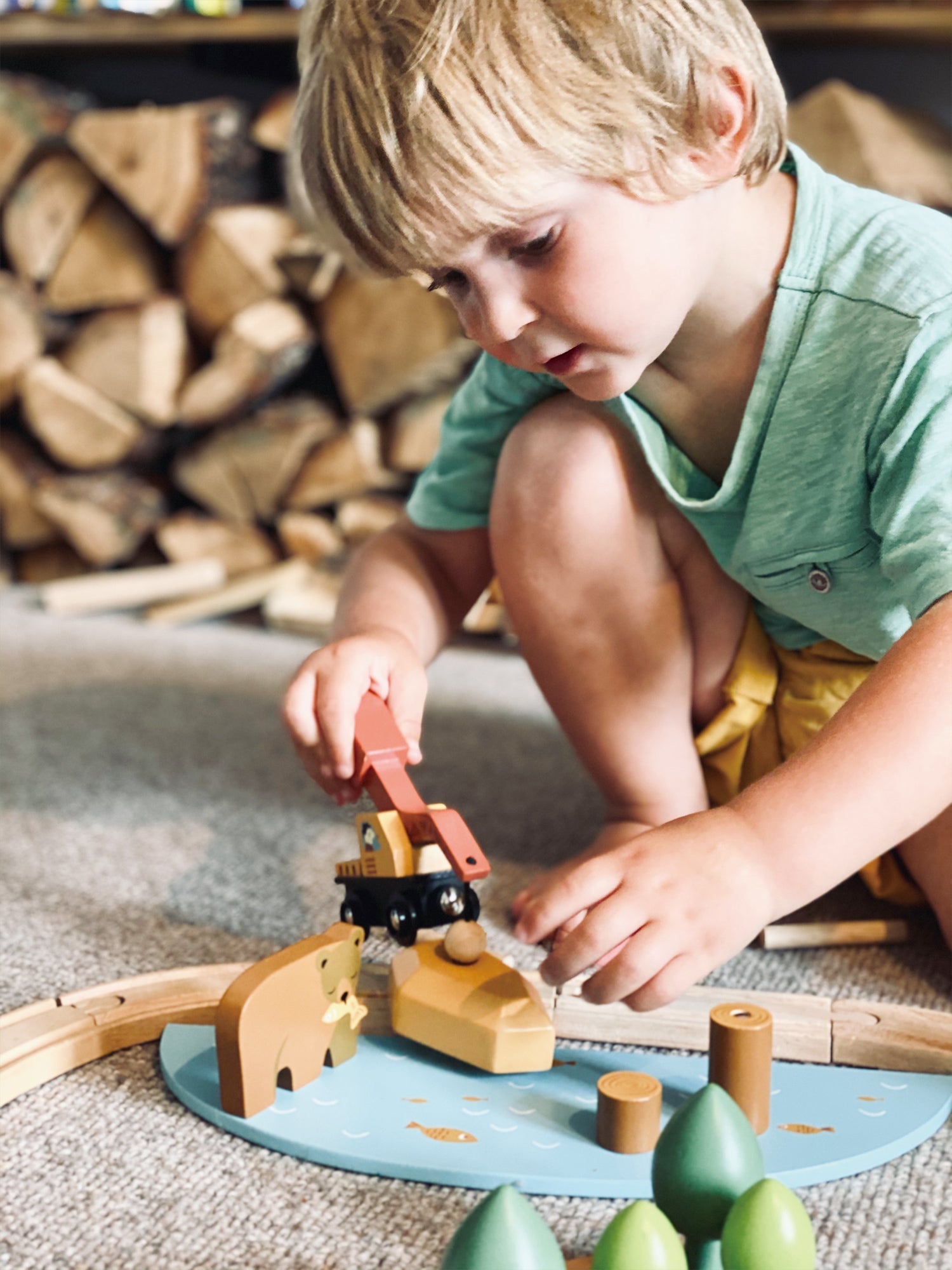 Wild Pines Train Set Tender Leaf Toys   