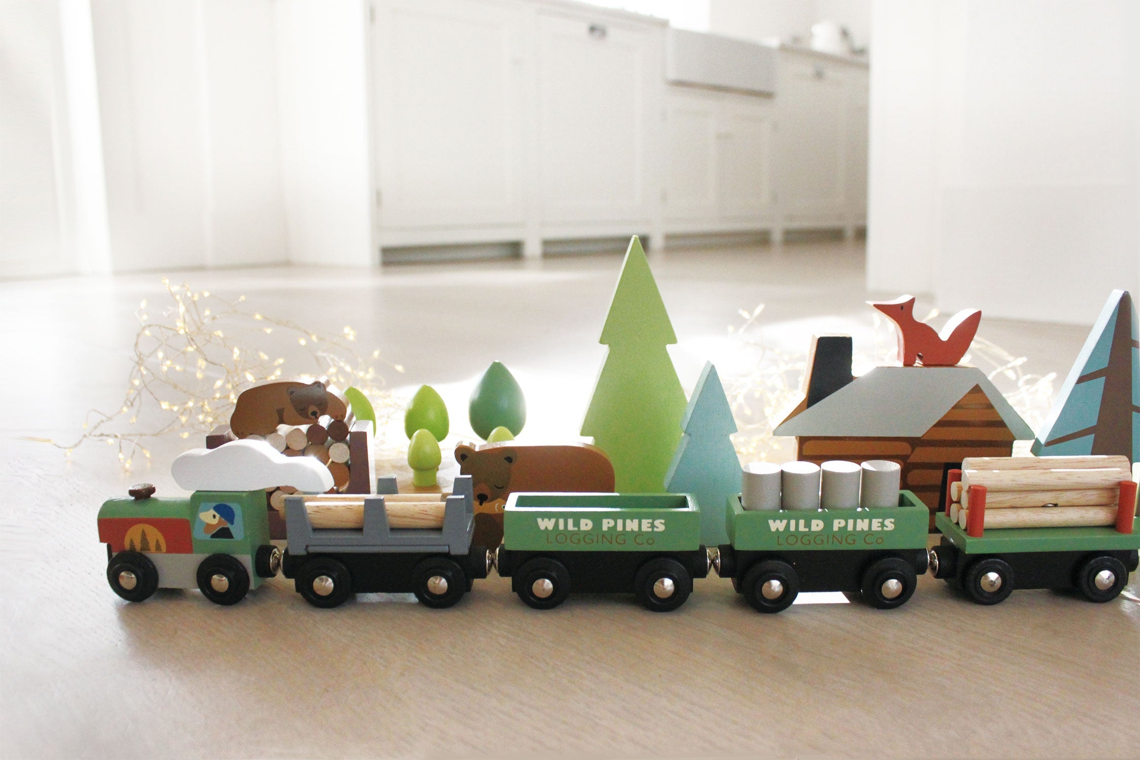 Wild Pines Train Set Tender Leaf Toys   