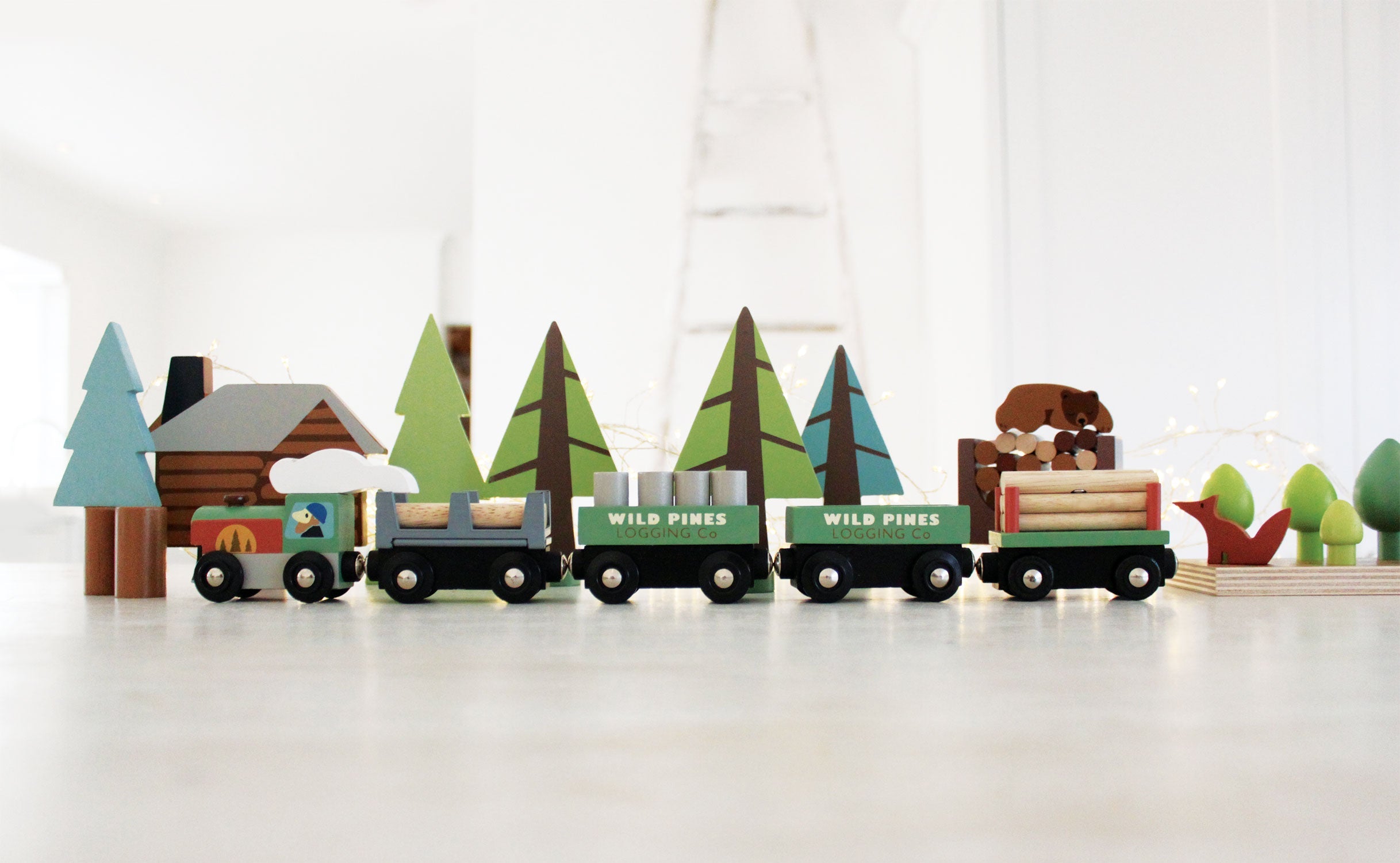 Wild Pines Train Set Tender Leaf Toys   