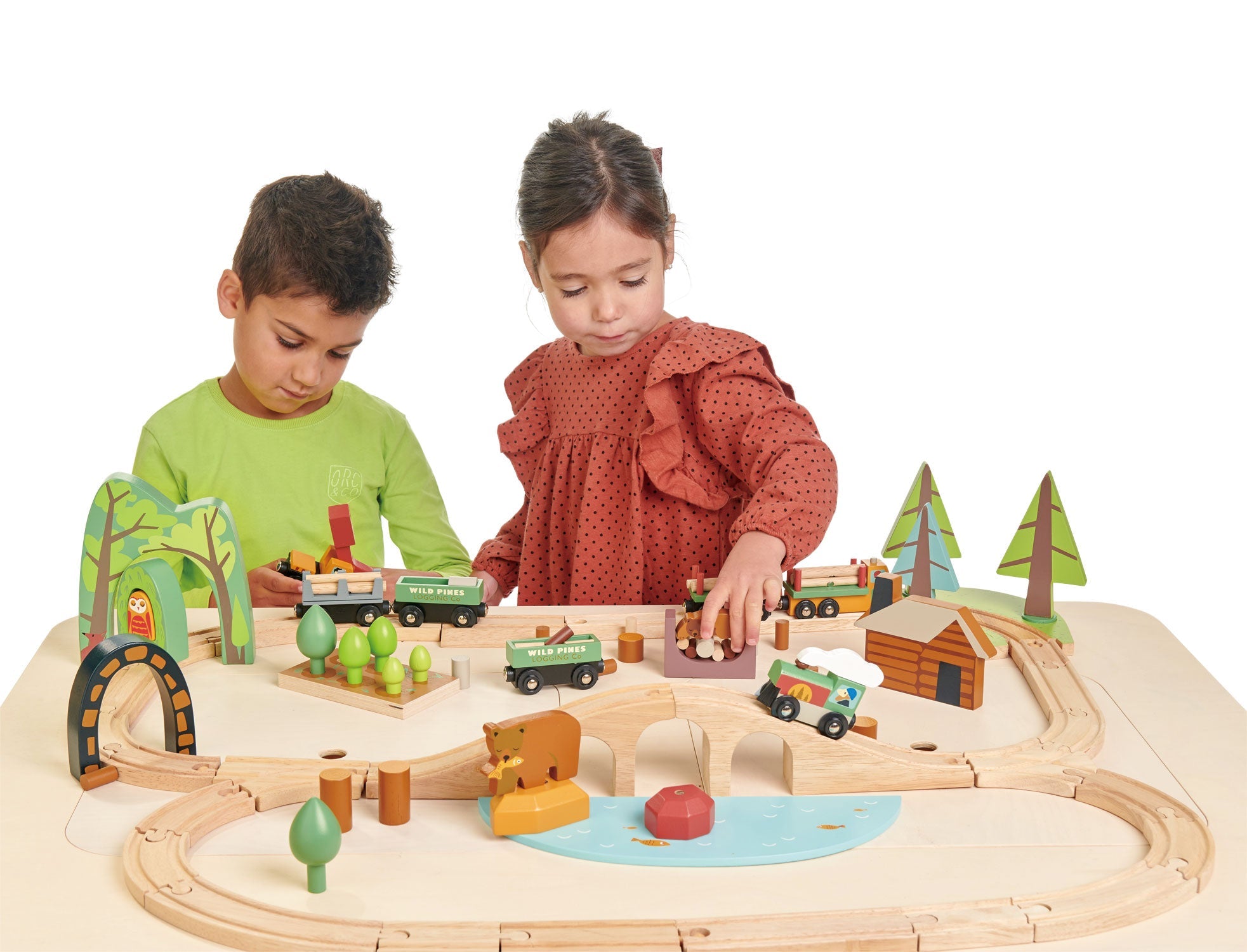 Wild Pines Train Set Tender Leaf Toys   