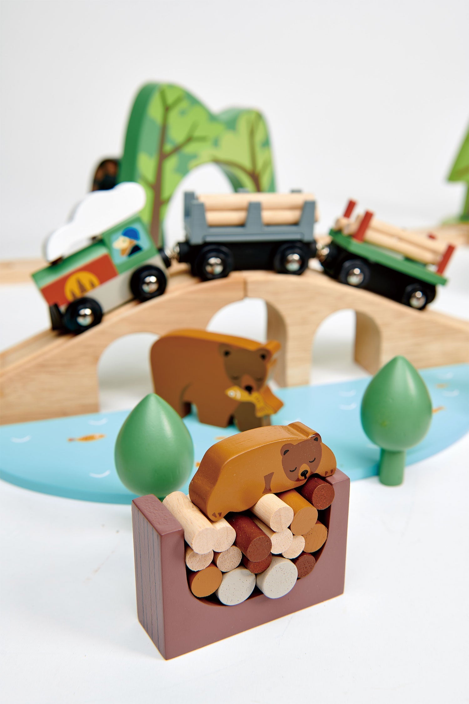 Wild Pines Train Set Tender Leaf Toys   