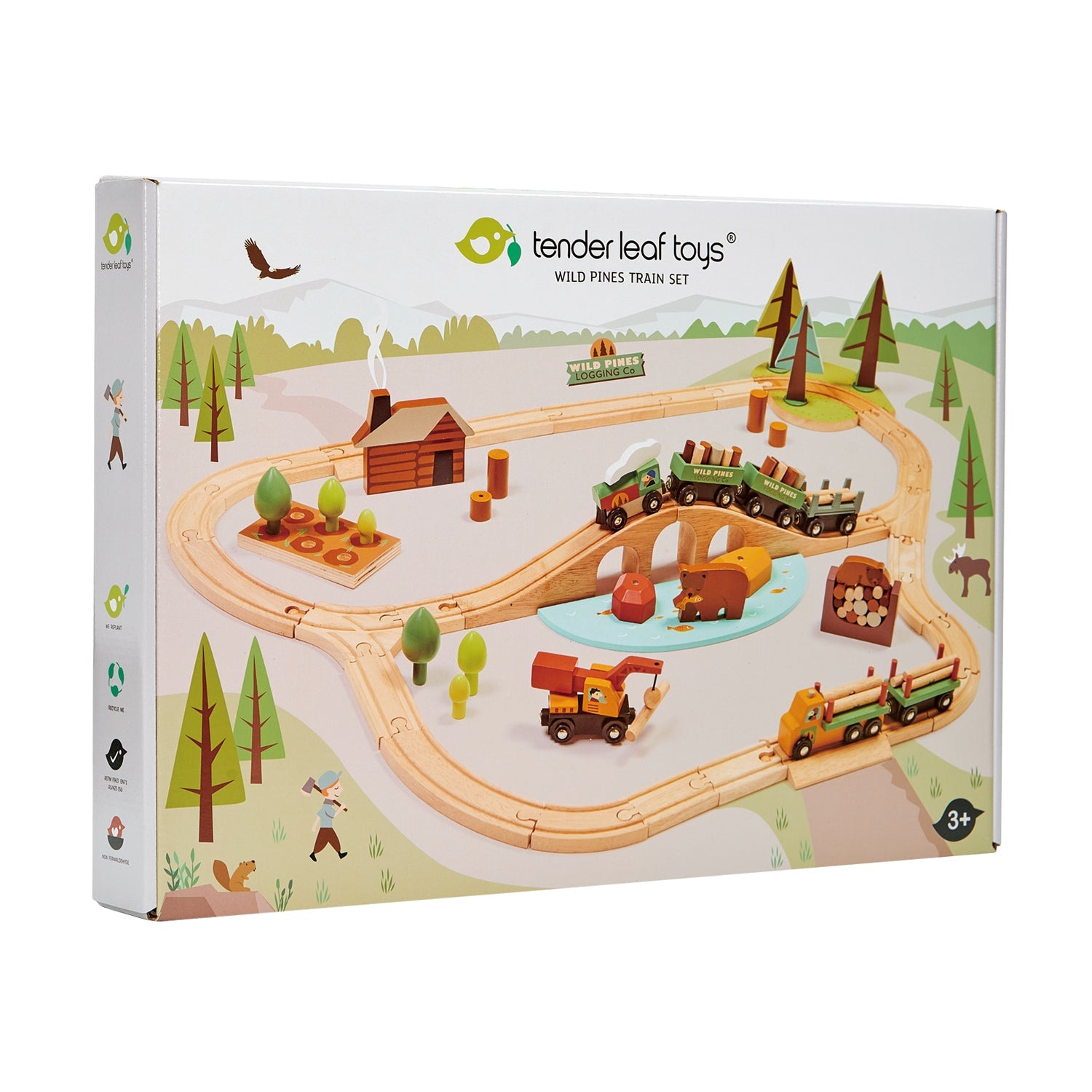 Wild Pines Train Set Tender Leaf Toys   