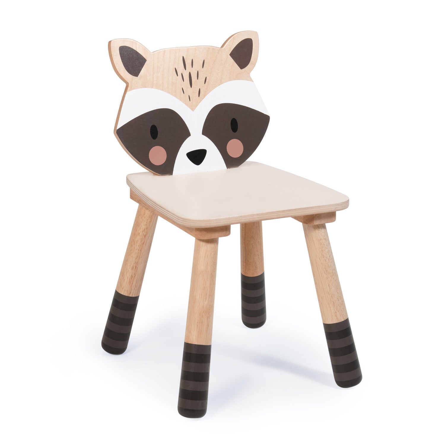 Forest Raccoon Chair Tender Leaf Toys   