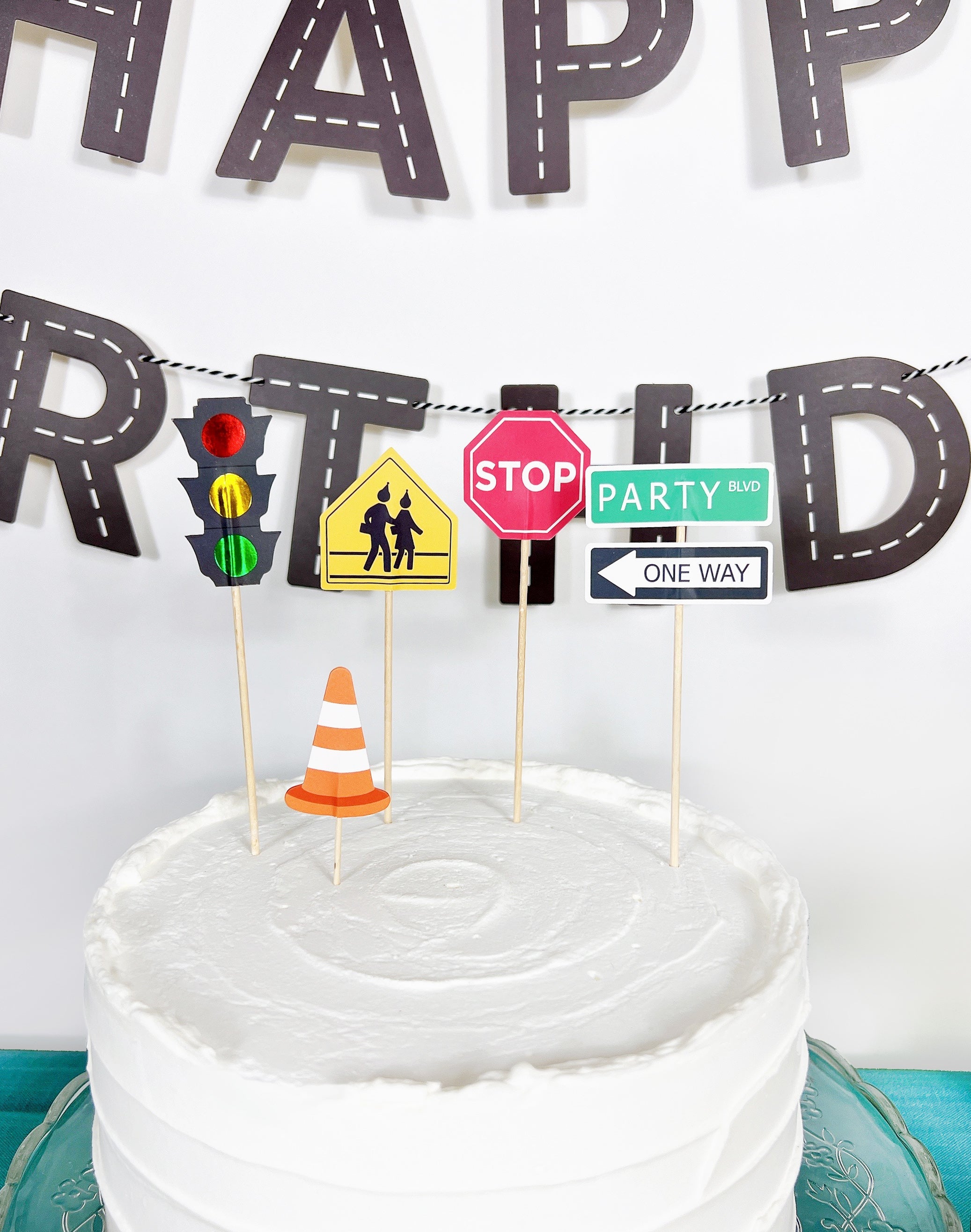 Transportation Cake Toppers, 5 Ct Merrilulu   