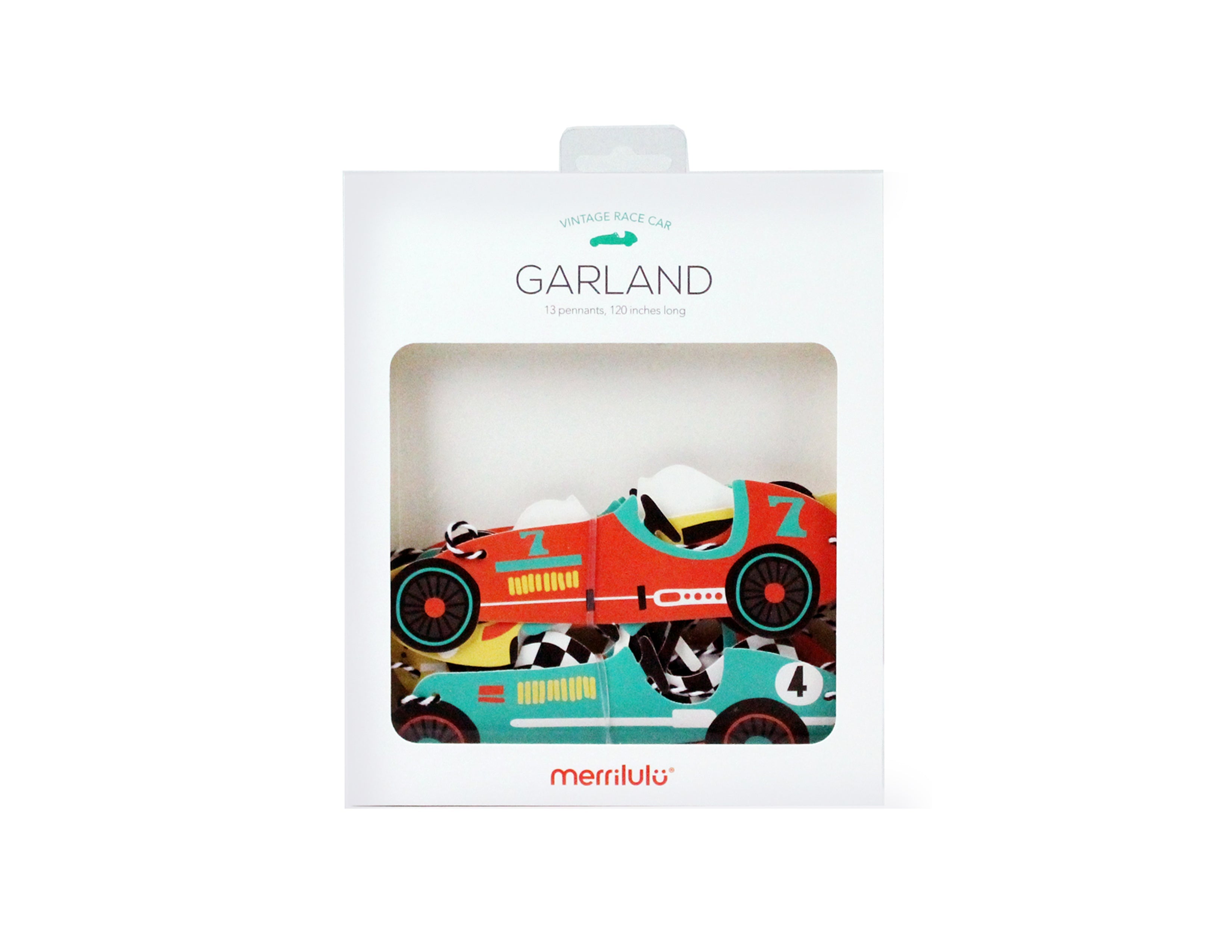 Vintage Race Car Party Garland Merrilulu   