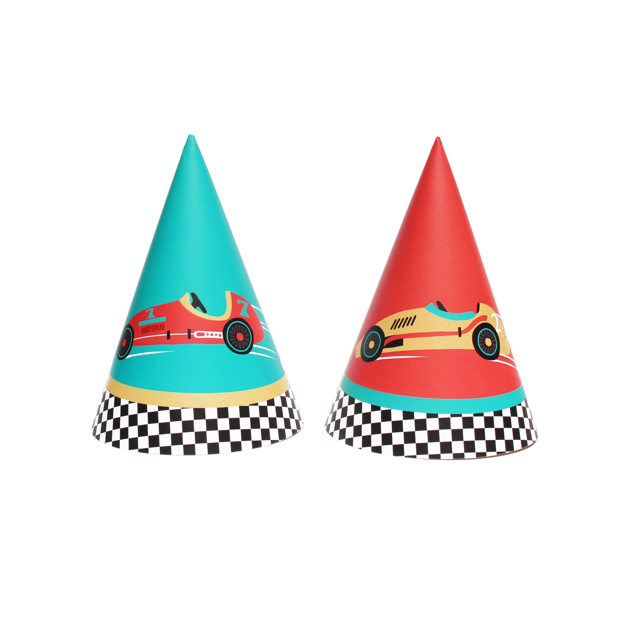 Race Car Party Hats, 12 Ct Merrilulu   