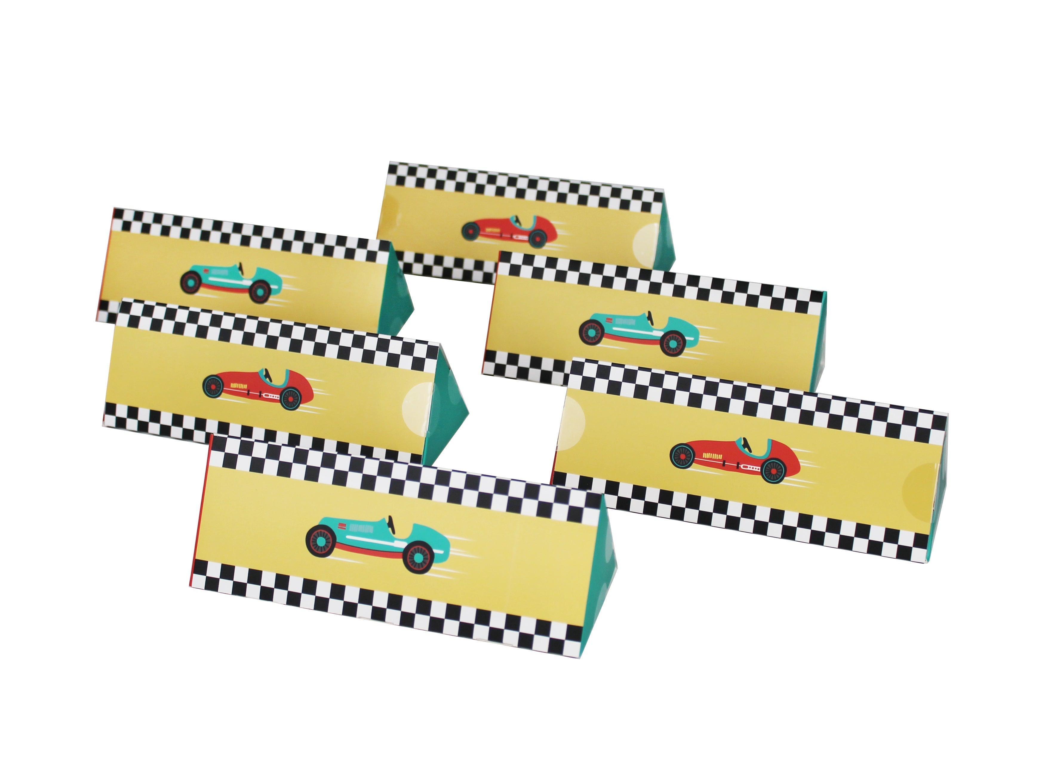 Vintage Race Car Party Favors, 6 Ct Merrilulu   