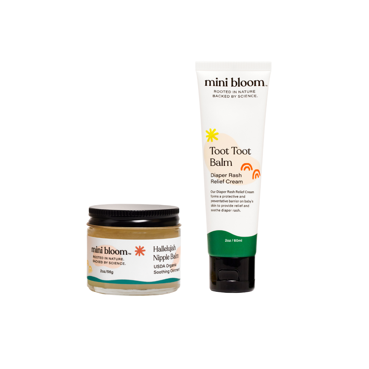 Mom’s SOS Essentials Hallelujah Nipple Balm + Toot Toot Balm   