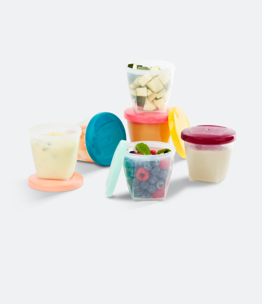 Set of Food Storage Containers - Babybols Babymoov 6x8.5oz  