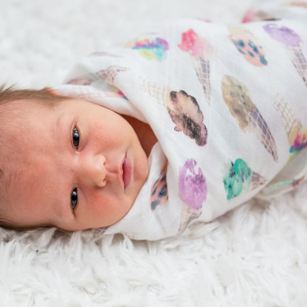 Bamboo Muslin Swaddle Lulujo   