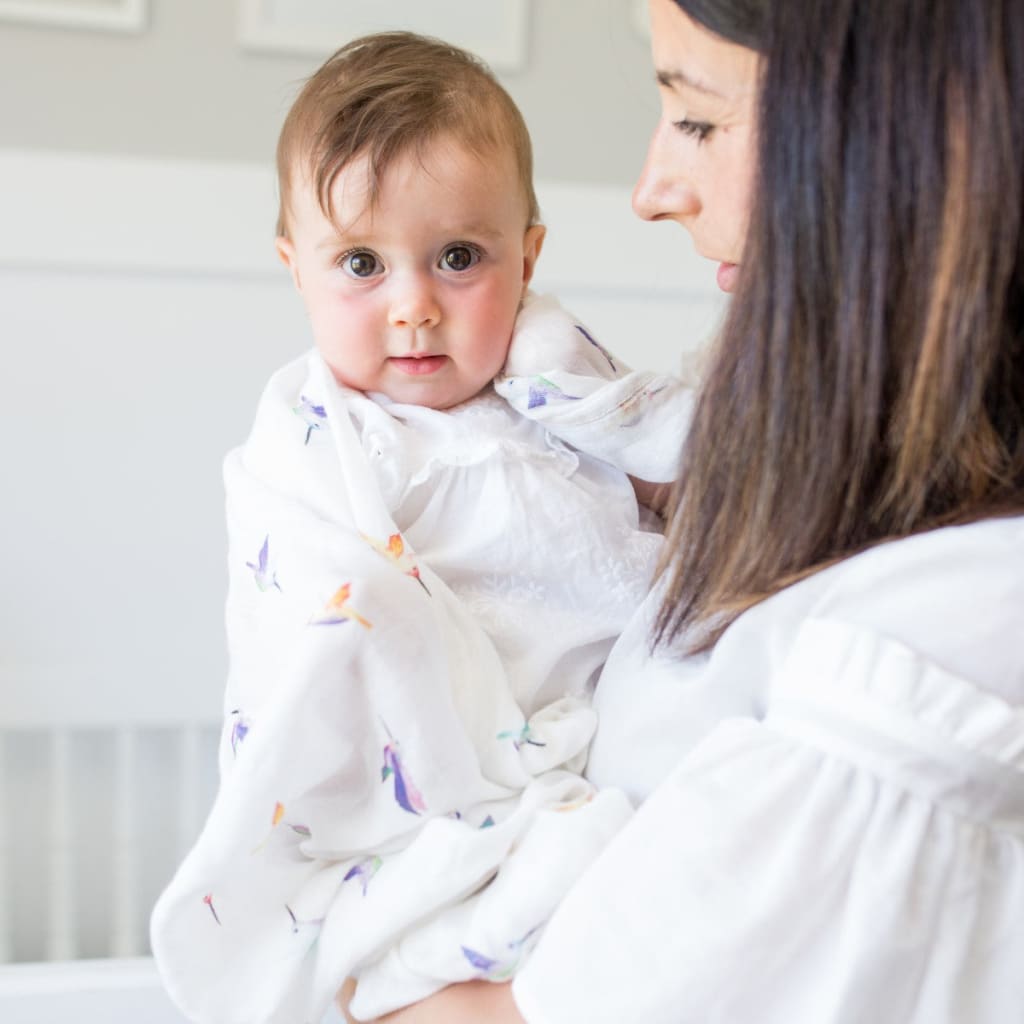 Bamboo Muslin Swaddle Lulujo   