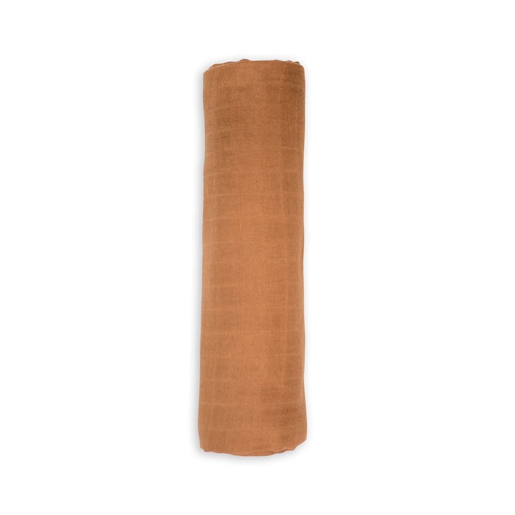 Bamboo Muslin Swaddle Lulujo Tan  